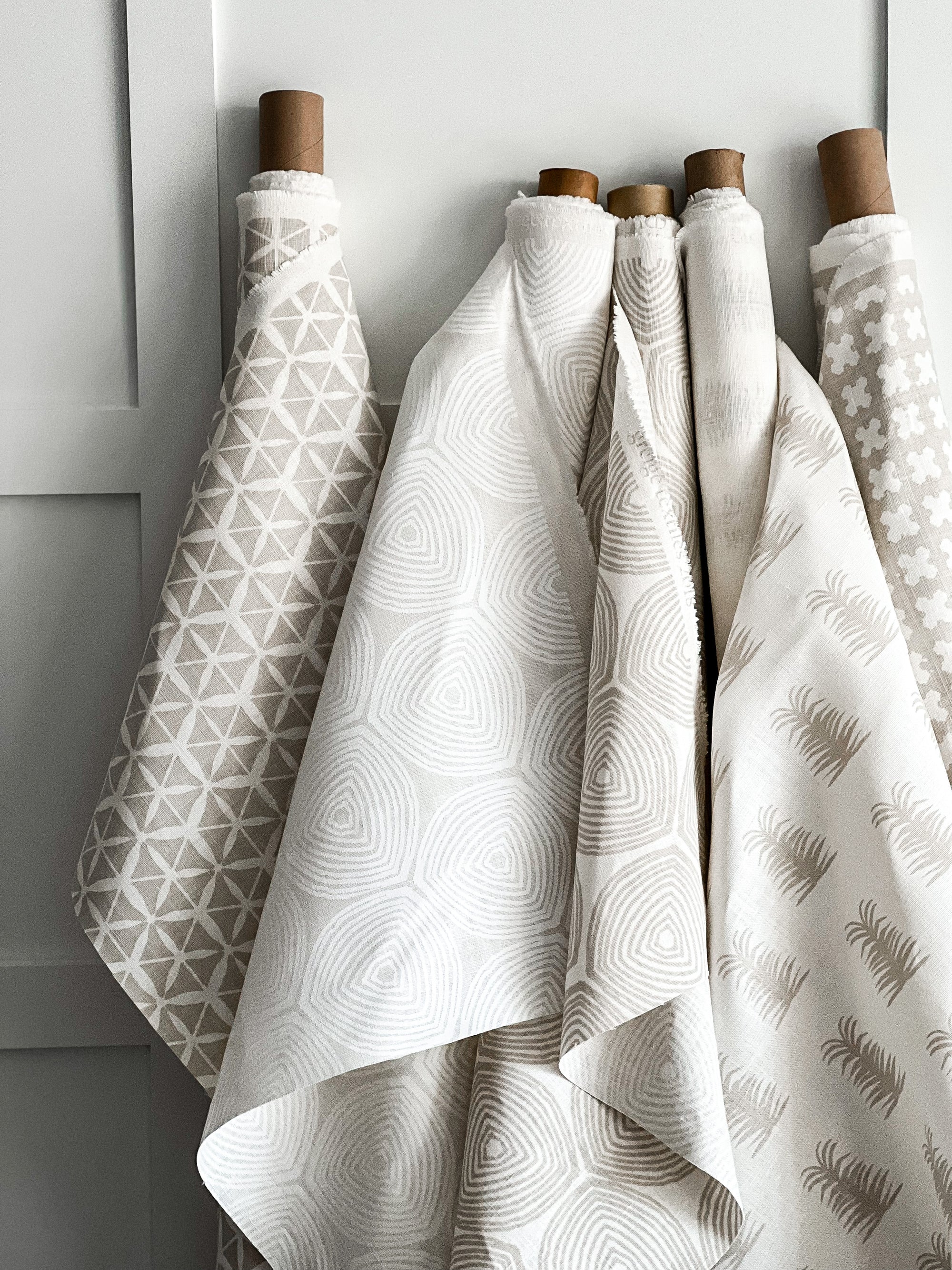 greige textiles has reimagined Winter Whites with a modern and versatile new look for some of their classic patterns.