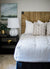 seagrass bed with hinkley pillows from greige textiles hand drawn design hand printed in southern california greige design 