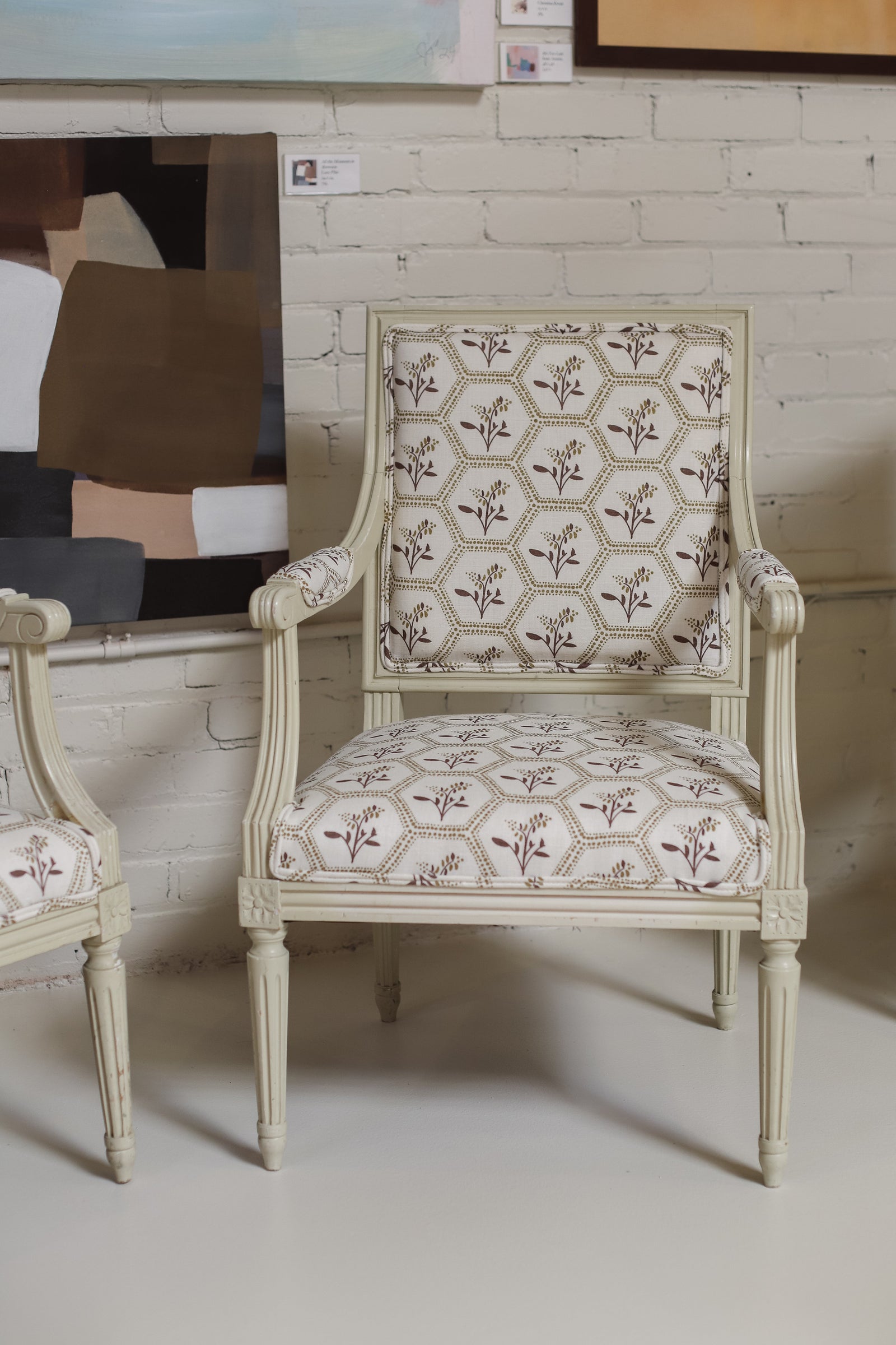 greige textiles Enid in Crown and Plum Odette Collective the lot showroom Alabama
