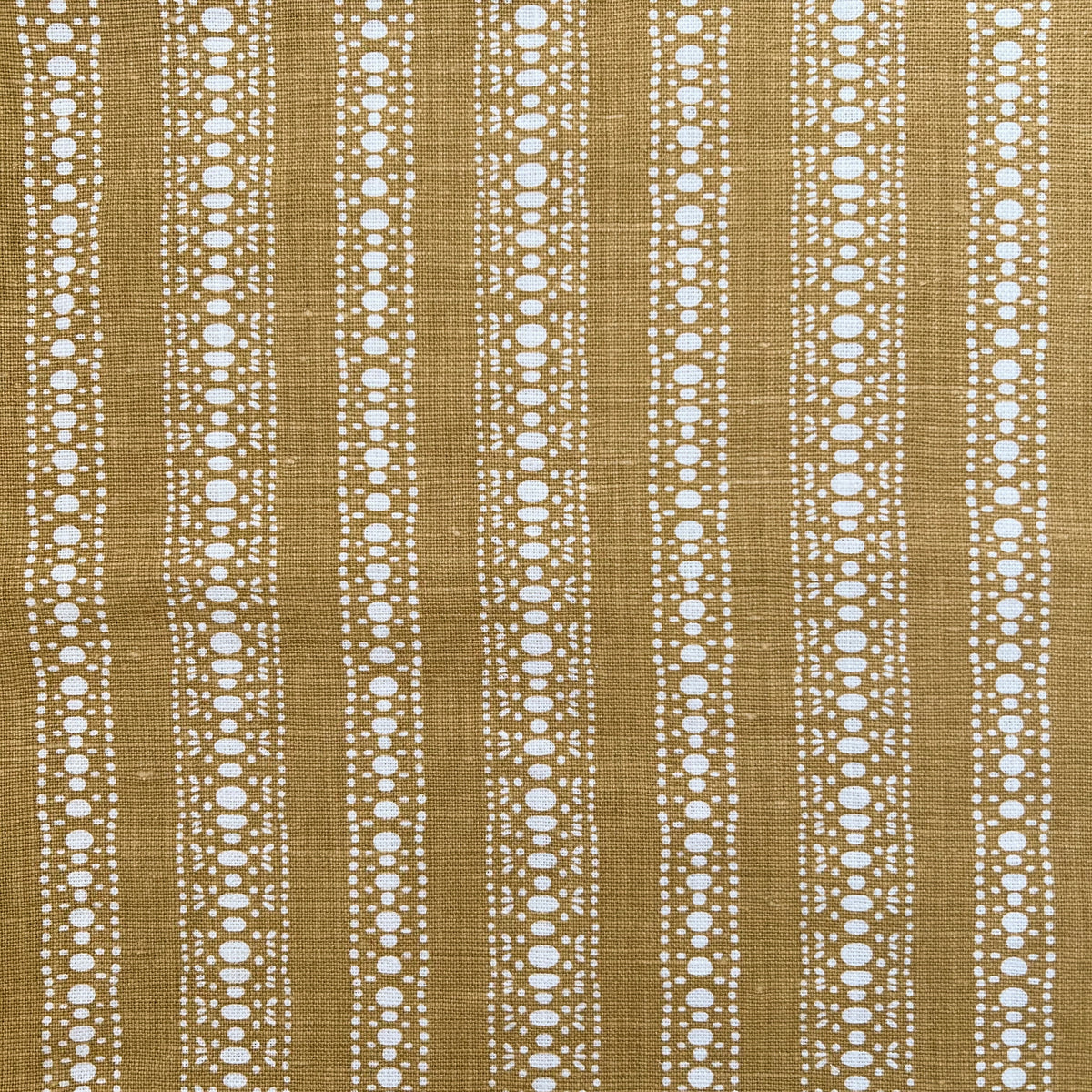 Bold, playful, and printed by hand—Greige Textiles’ linen designs bring your space to life. Visit us to explore. dotted stripe pattern 