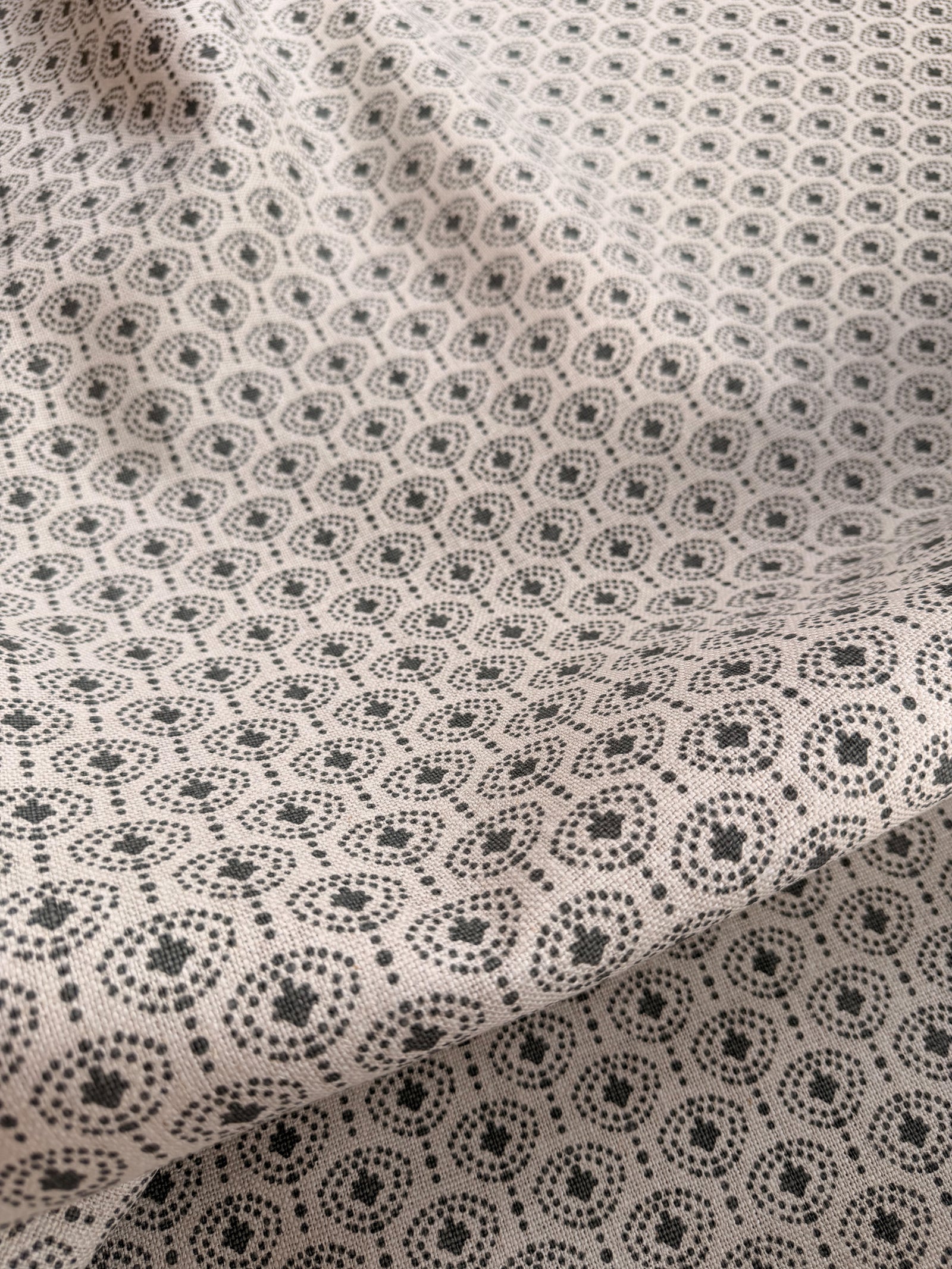 Milo Fabric Azure on Natural