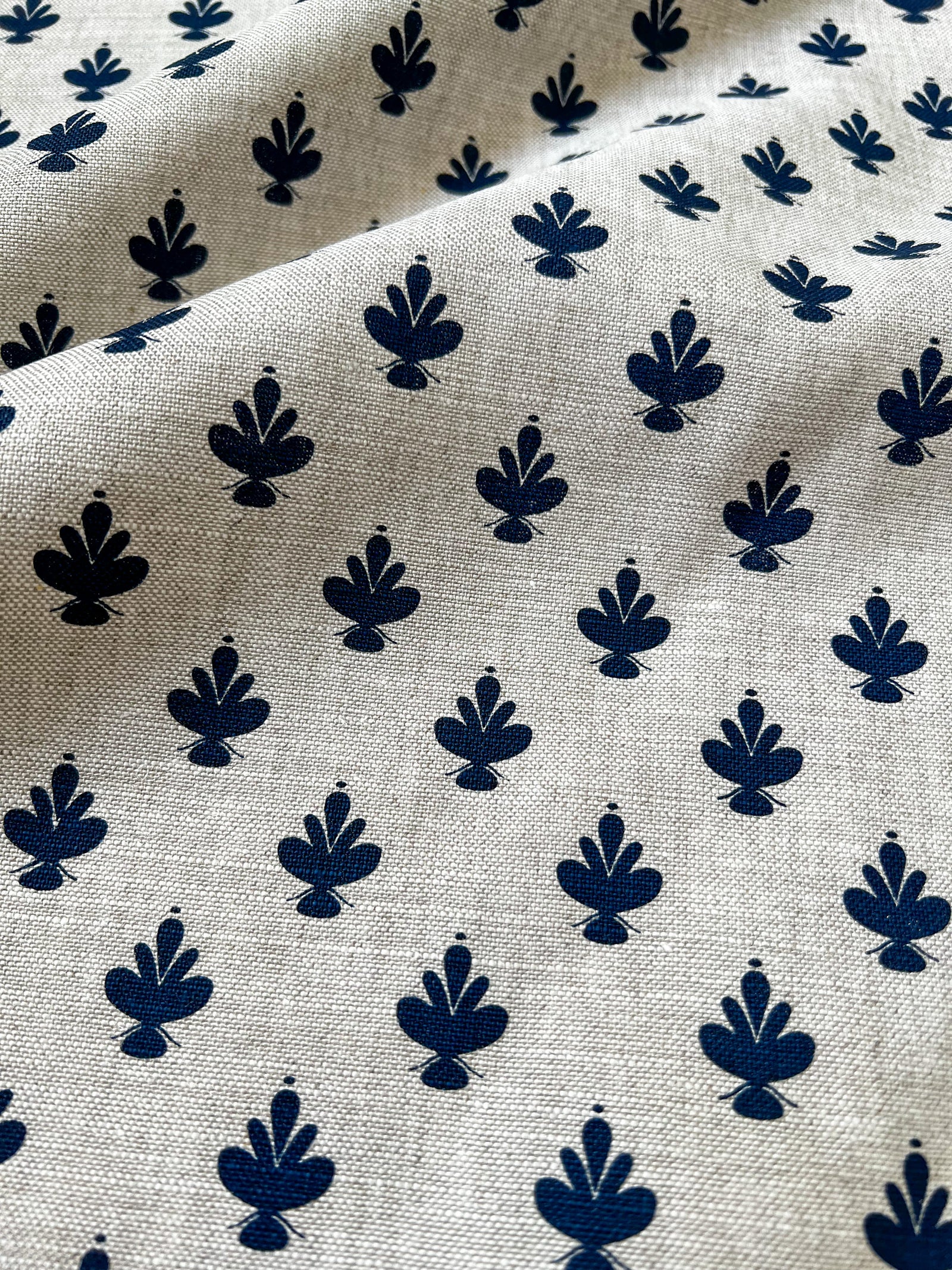 Adeline floral fabric — a refined hand-drawn magnolia design that captures the grace of spring gardens and timeless botanical beauty.