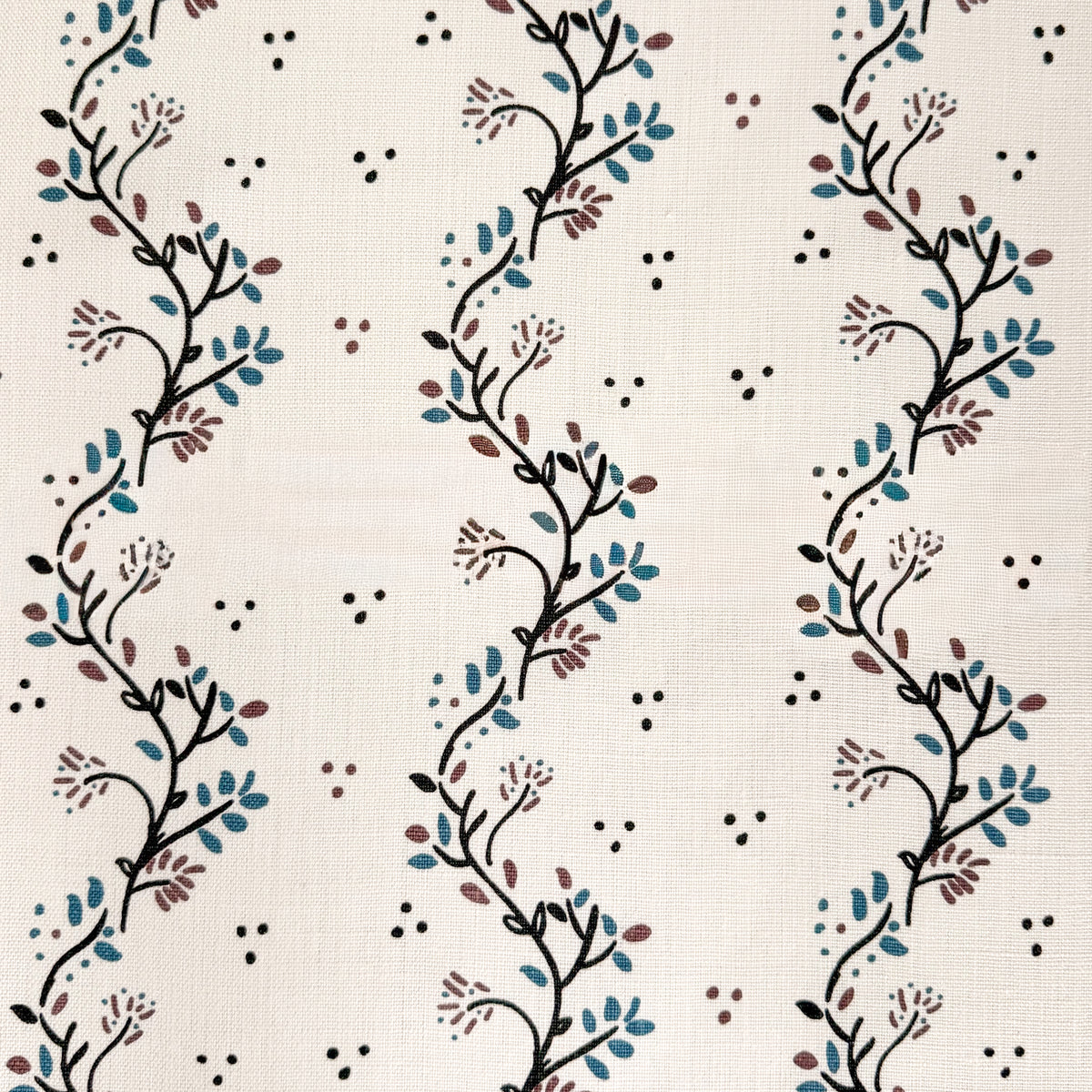 Greige Textiles Collection 12 Arden decorative fabric showcasing elegant vine motifs inspired by clematis growing over aged stone walls