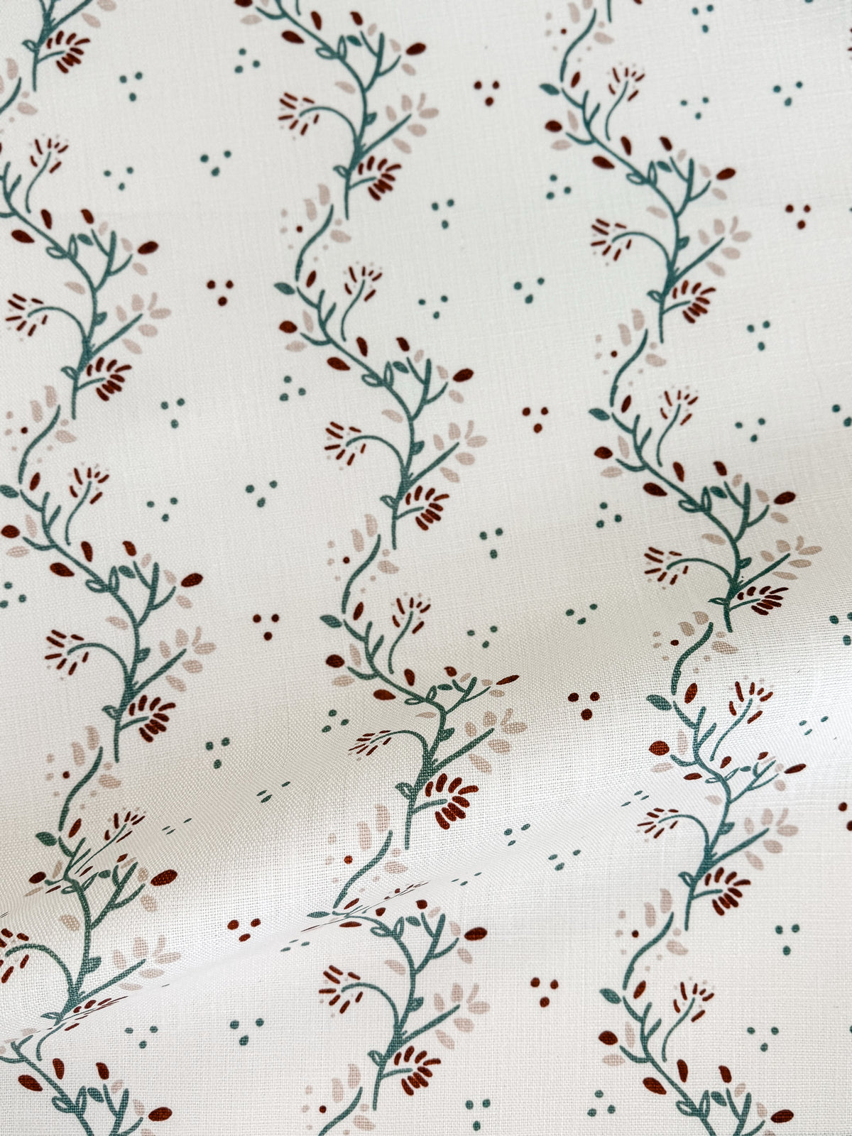 New heritage fabric patterns, hand screen printed on linen by Greige Textiles. Discover more for your next interior project Drapery and upholstery