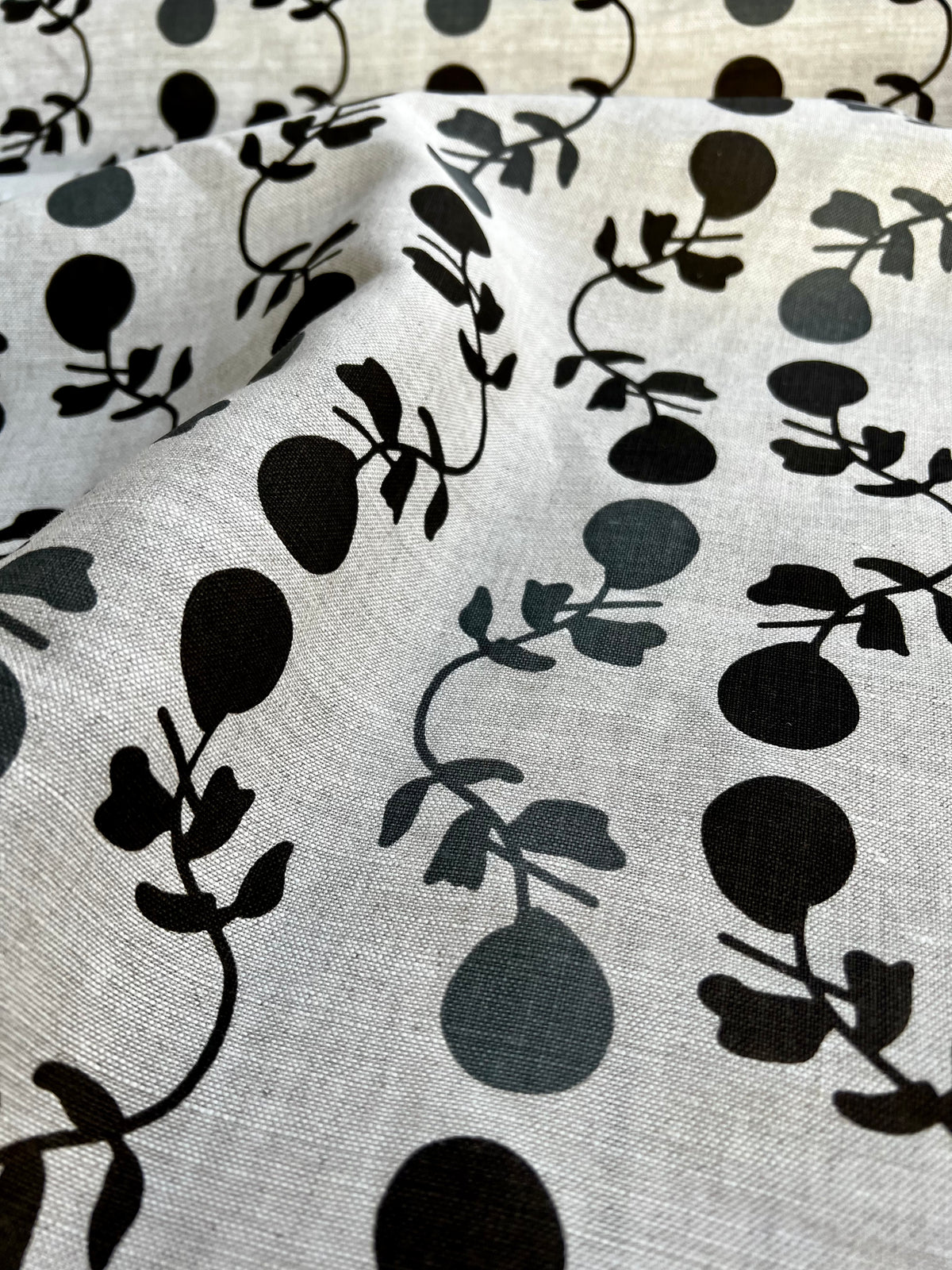 From bold florals to abstract motifs, Greige Textiles offers playful, handcrafted patterns on linen—made for layered and inviting spaces.