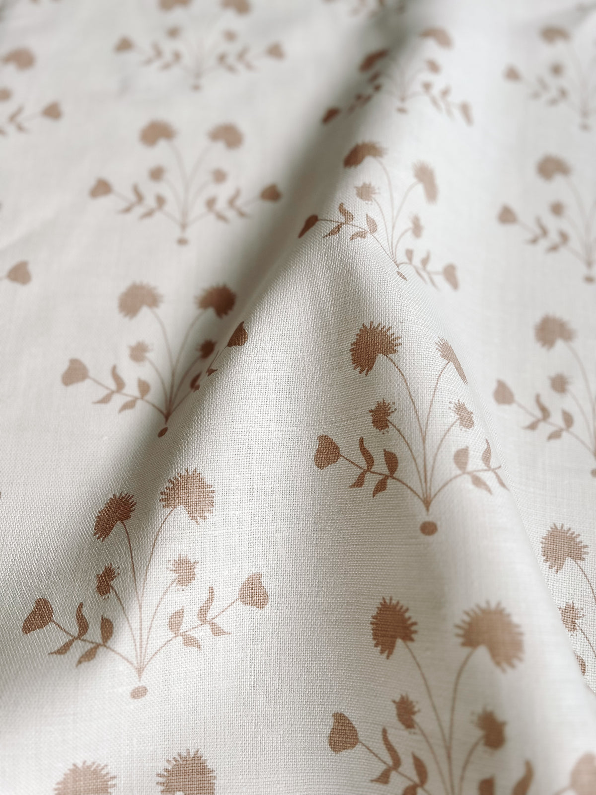 floral botanical pattern greige textiles hand printed textiles to the interior Design trade Greige Textiles offers hand-printed textiles and wallpapers for elevated, design-forward interiors.