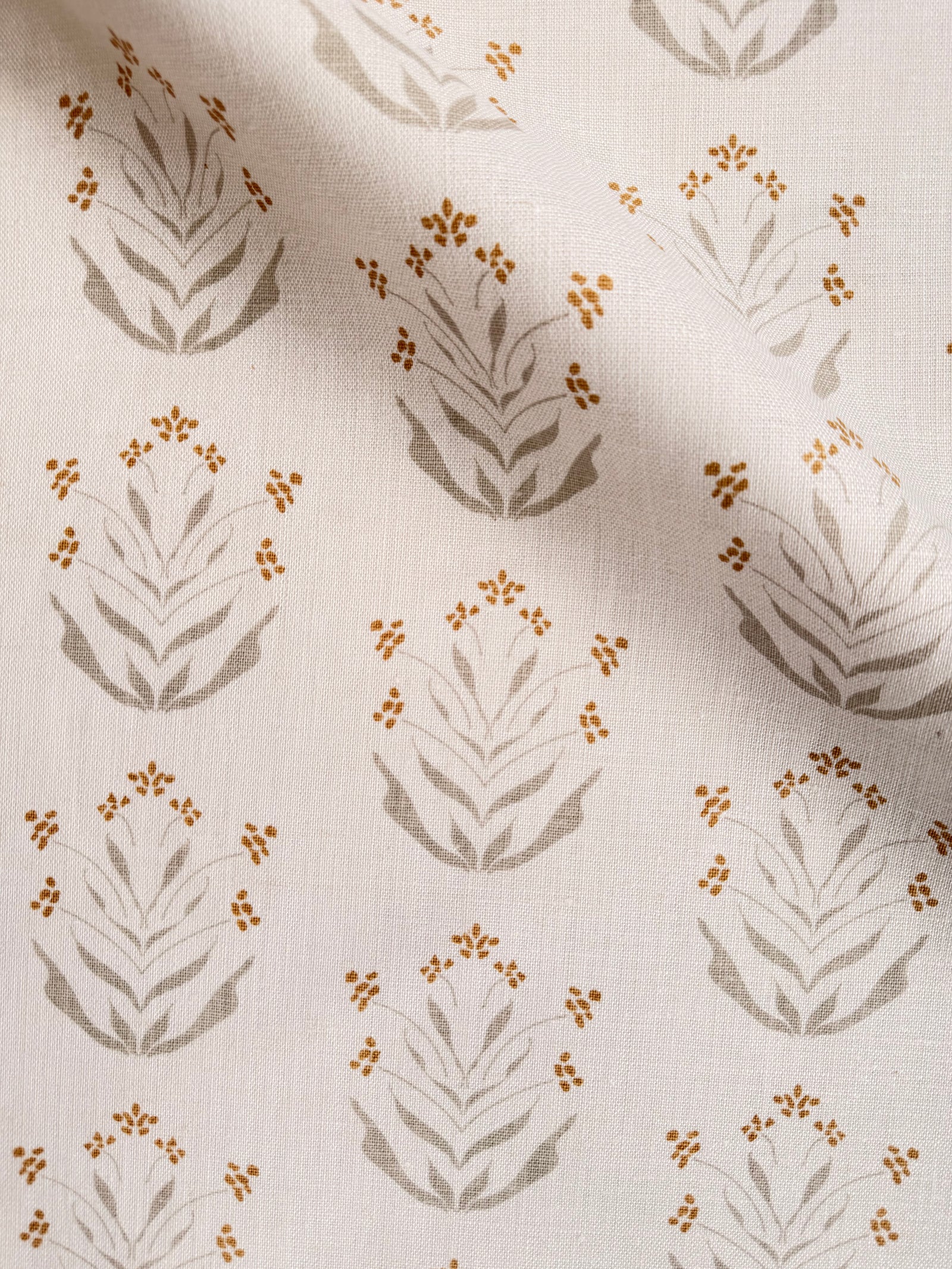 Explore Greige Textiles’ colorful linen fabrics and wallpapers—made by hand for curated interior design. 