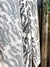 greige textiles collection six antoinette in azure, black hand printed textiles in california on belgian linen. drapery, upholstery and pillows