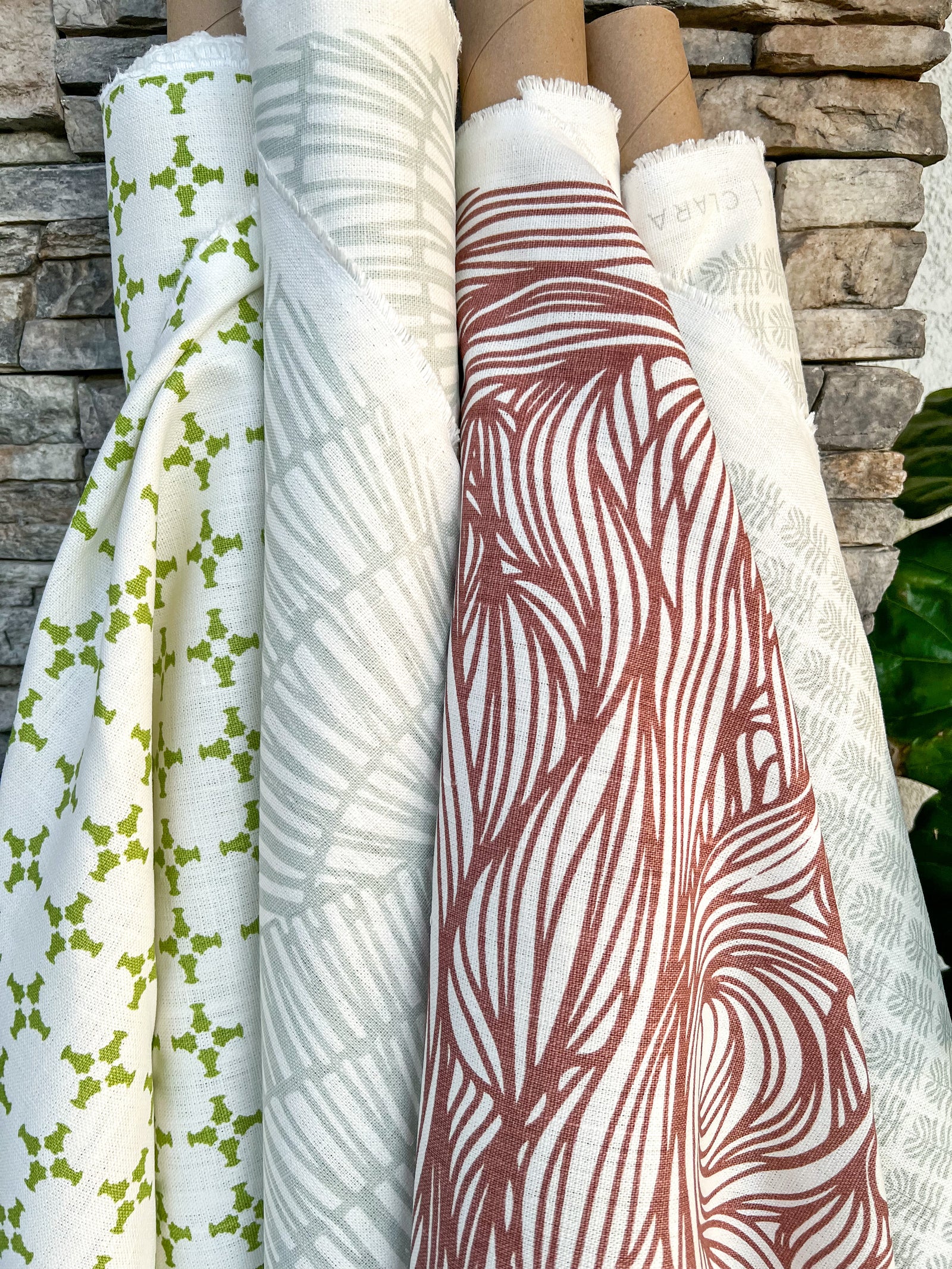 greige textiles spring colors CanCan Fan Trina and Clara