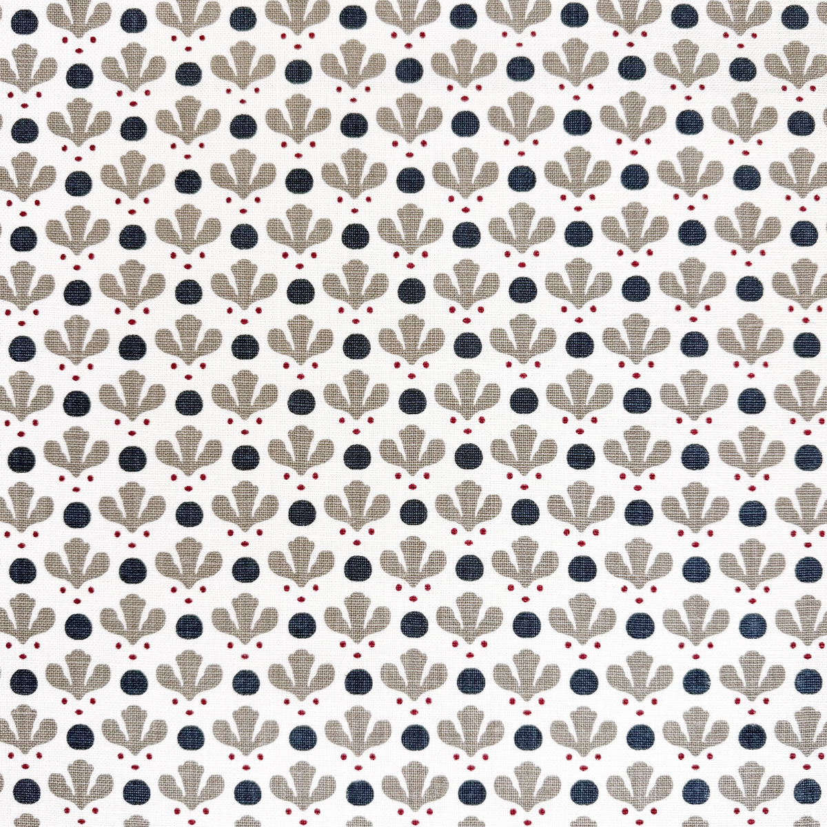 New heritage fabric patterns, hand screen printed on linen by Greige Textiles. Discover more for your next interior project