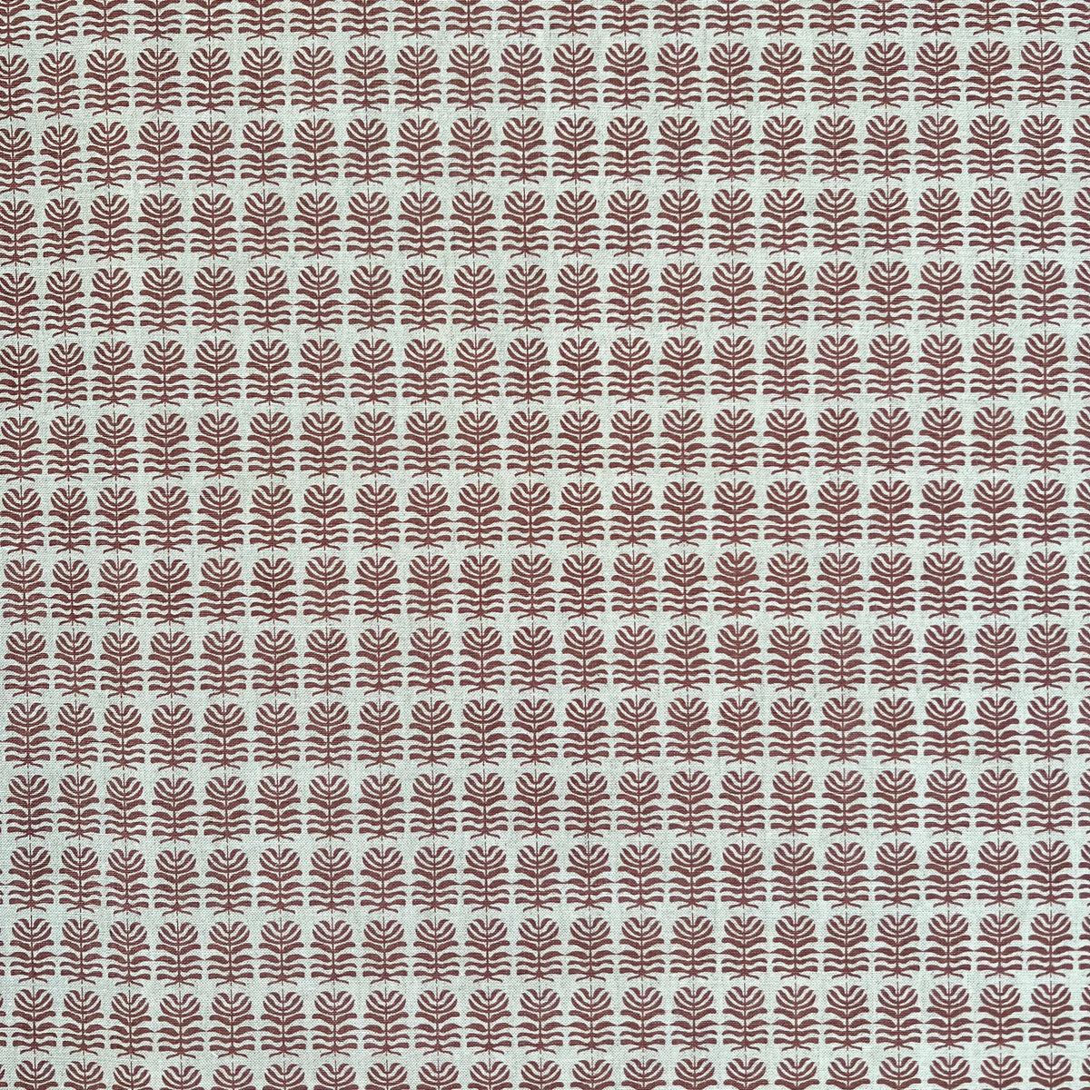 Clara floral print by Greige Textiles — combining timeless botanical motifs with soft cottage heritage charm, artisan printed on linen.