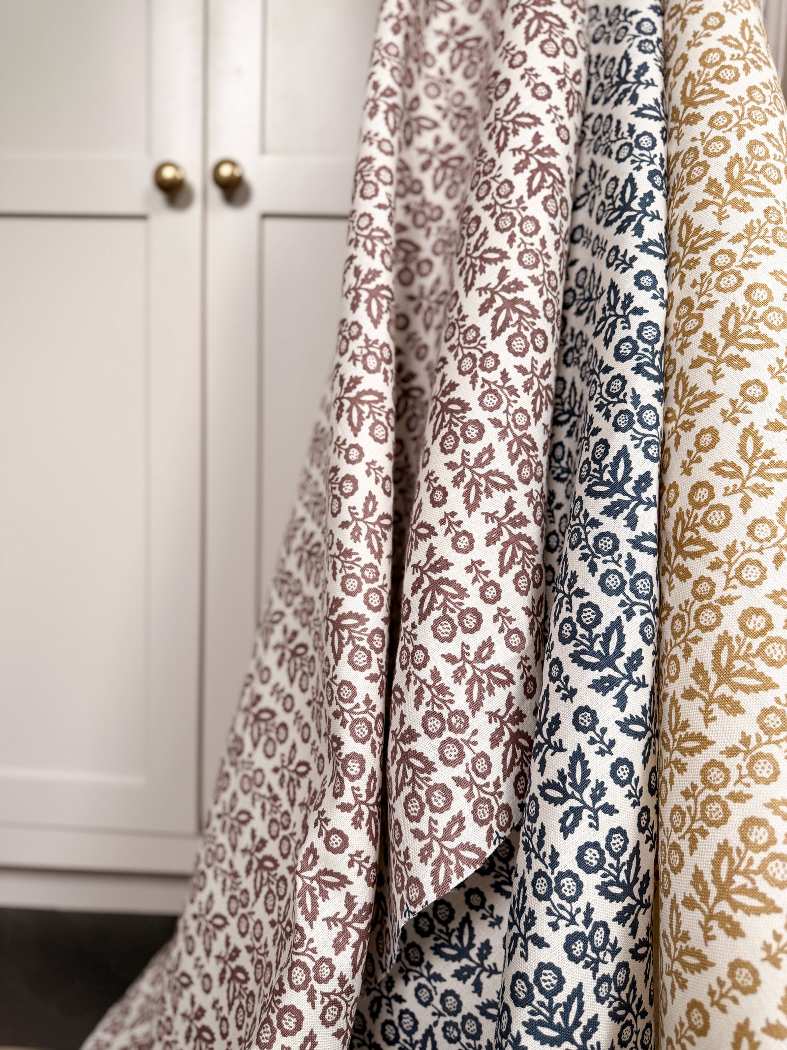 Greige Textiles Clementine from Collection 12, a vintage-inspired decorative fabric featuring a subtle storied pattern with timeless classic appeal