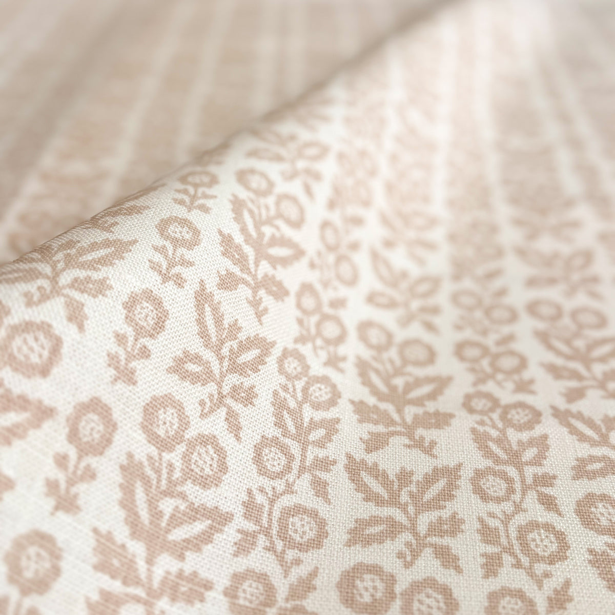 Greige Textiles Clementine fabric from Collection 12 featuring a vintage inspired decorative pattern with timeless classic appeal