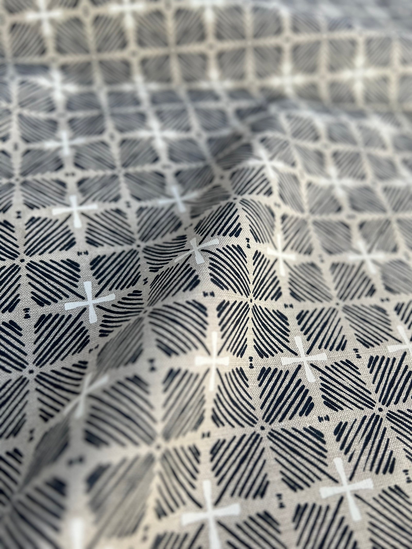 Greige Textiles blends bold color and heritage design in hand-printed linen fabrics and wallpapers—crafted for thoughtful interiors.