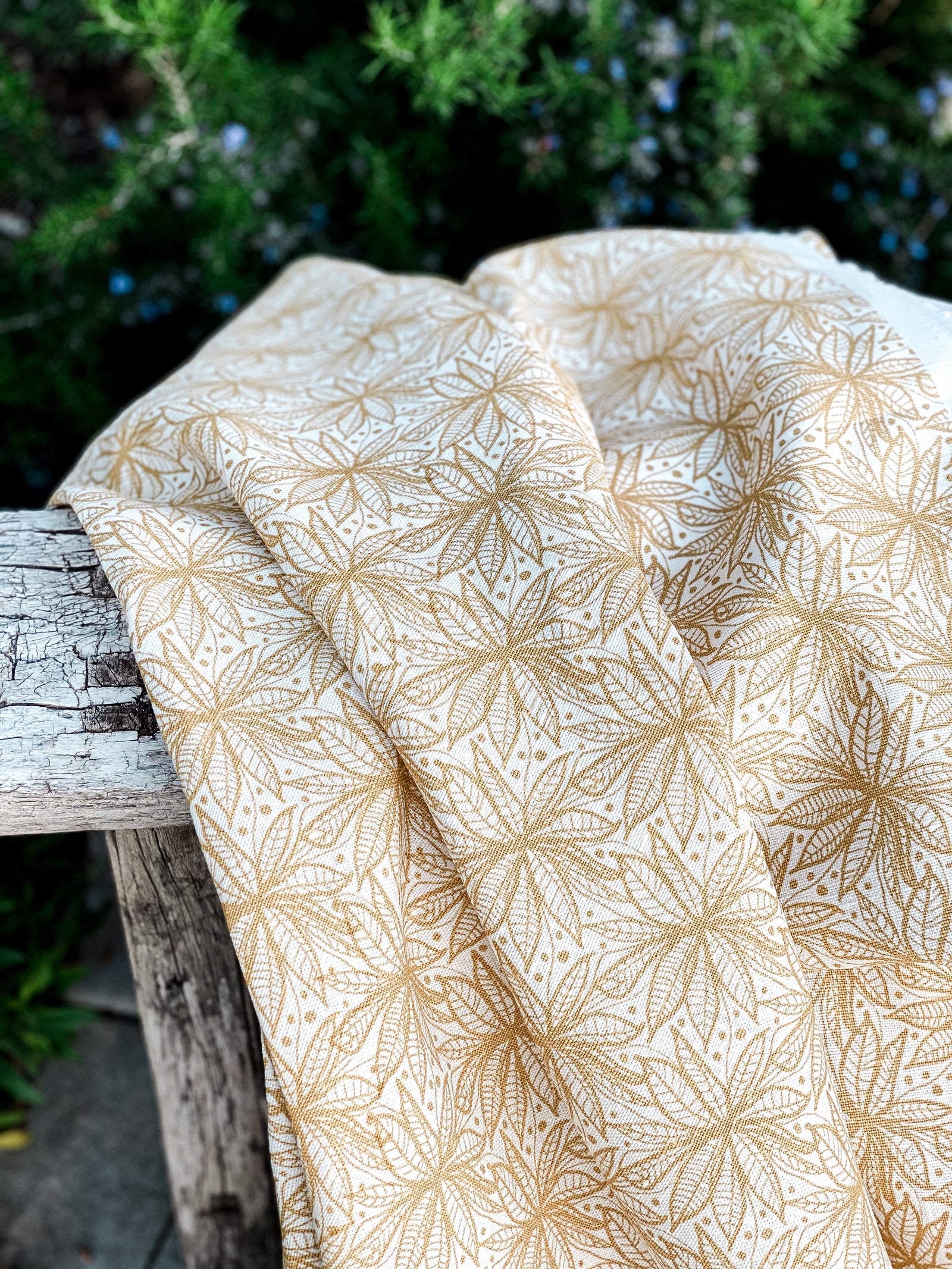 Explore Greige Textiles’ colorful linen fabrics and wallpapers—made by hand for curated interior design.