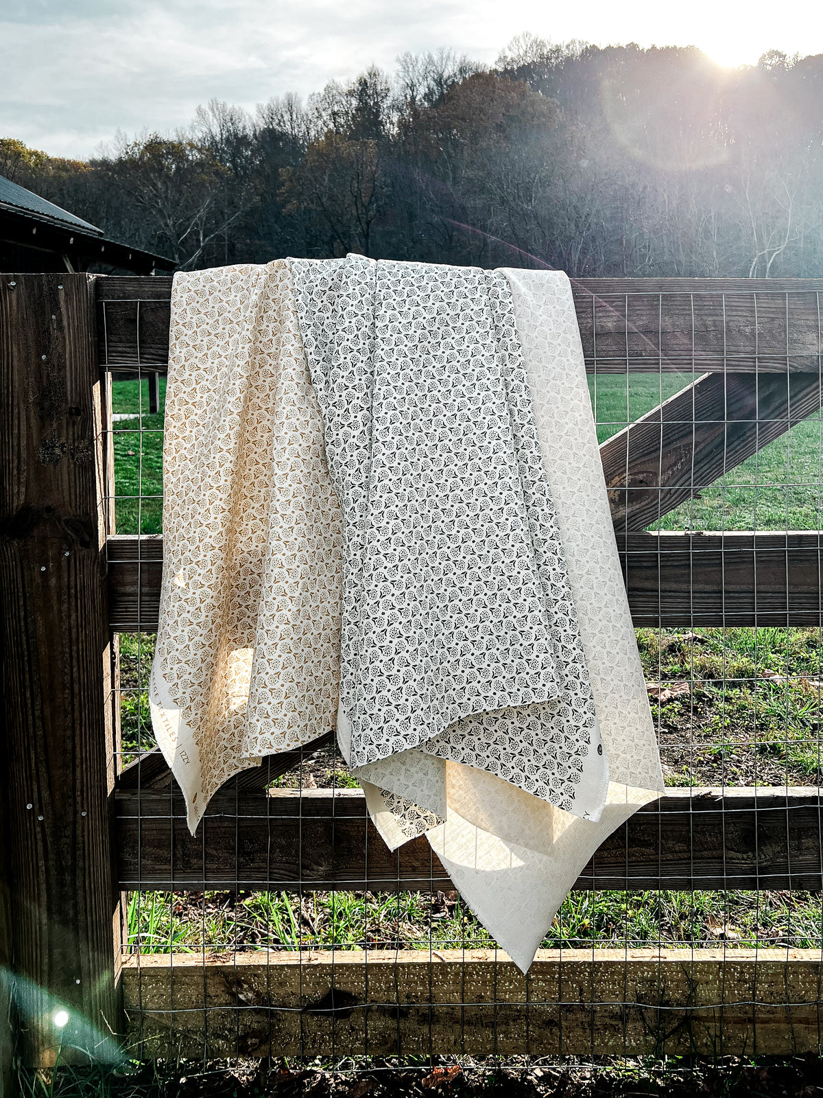 Shop Greige Textiles’ hand screen-printed linens and wallpapers—perfect for bespoke interior design projects.