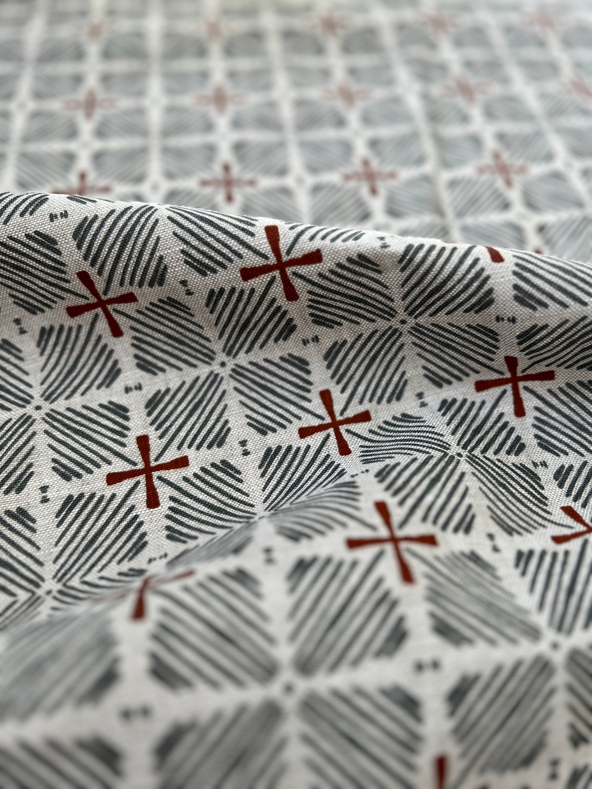 Discover new heritage patterns from Greige Textiles—hand printed on linen and perfect for interiors full of personality and charm.