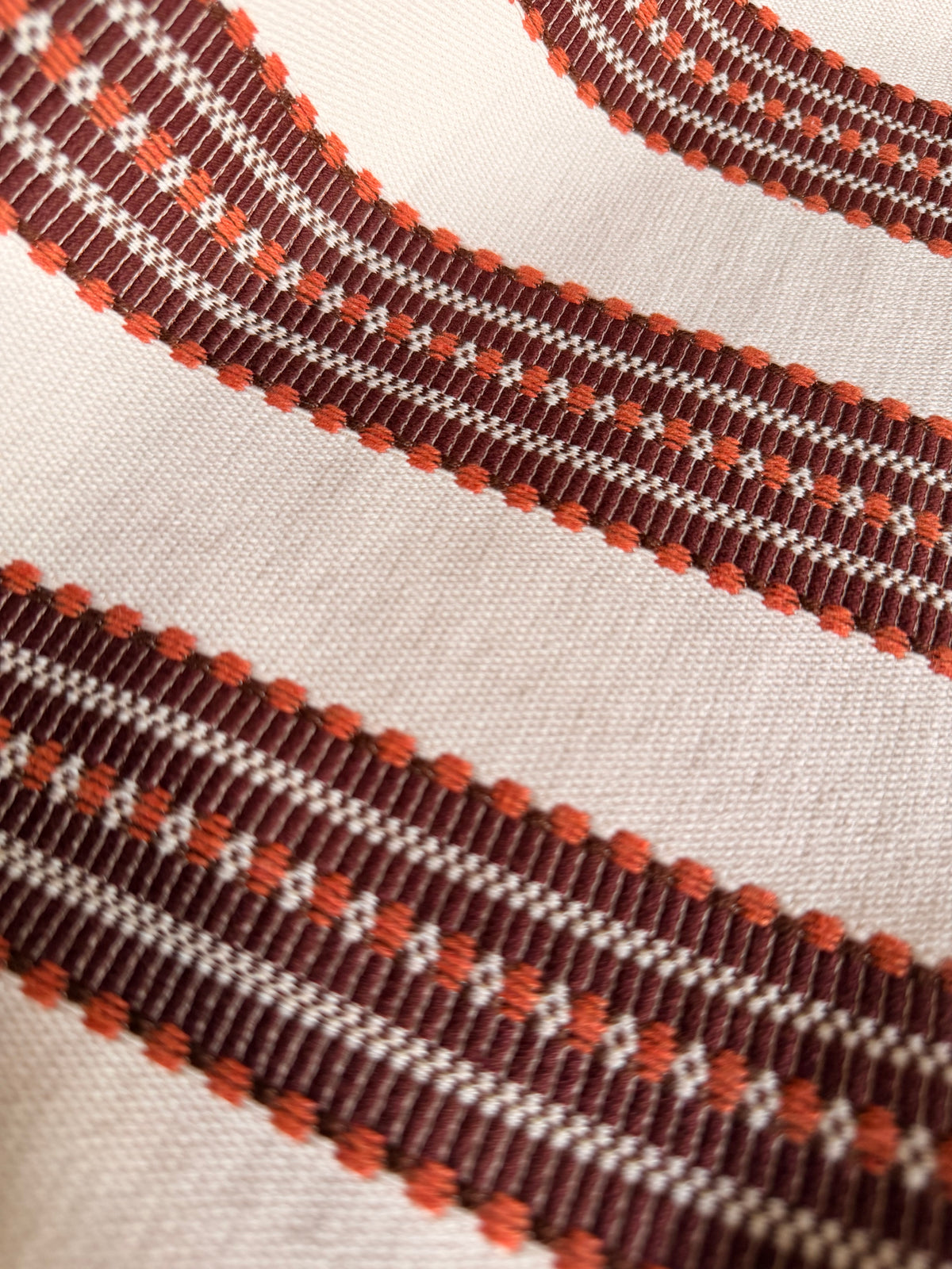 greige textiles Landry Stripe is inspired by a vintage French linen mattress ticking.  woven in the USA