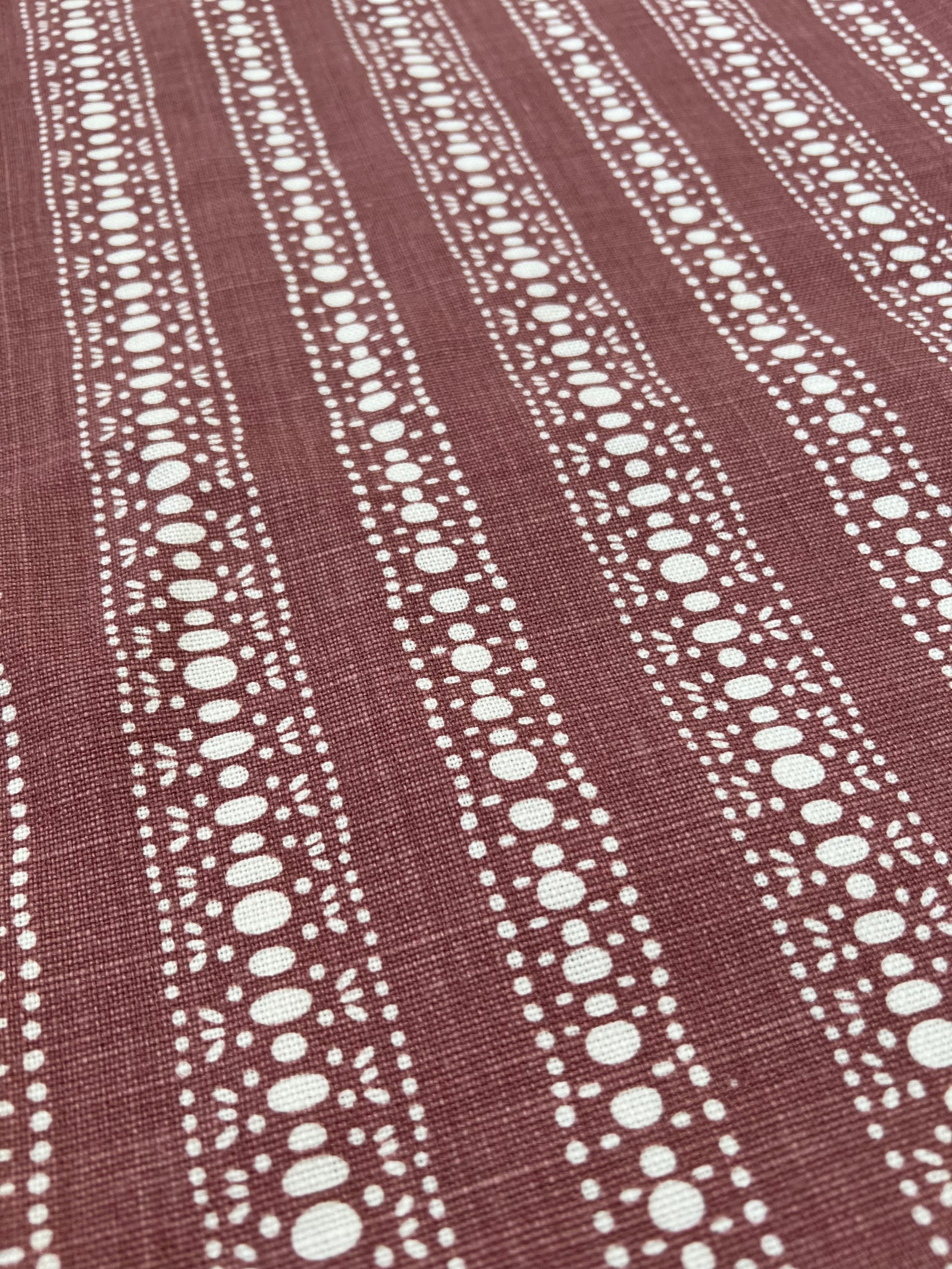 Bold, playful, and printed by hand—Greige Textiles’ linen designs bring your space to life. Visit us to explore.