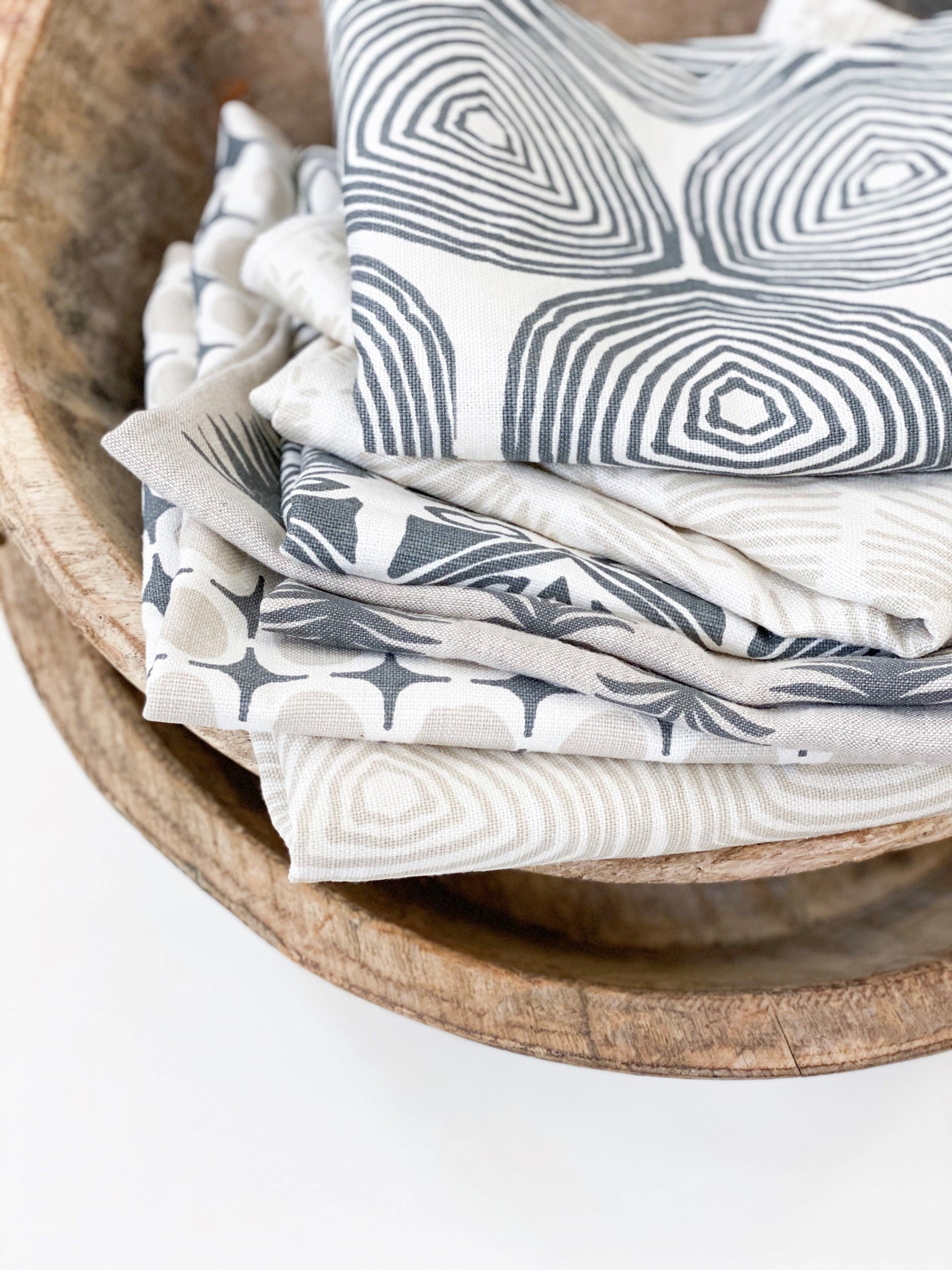 greige textiles fabtic hand printed in california ward tuile avalon