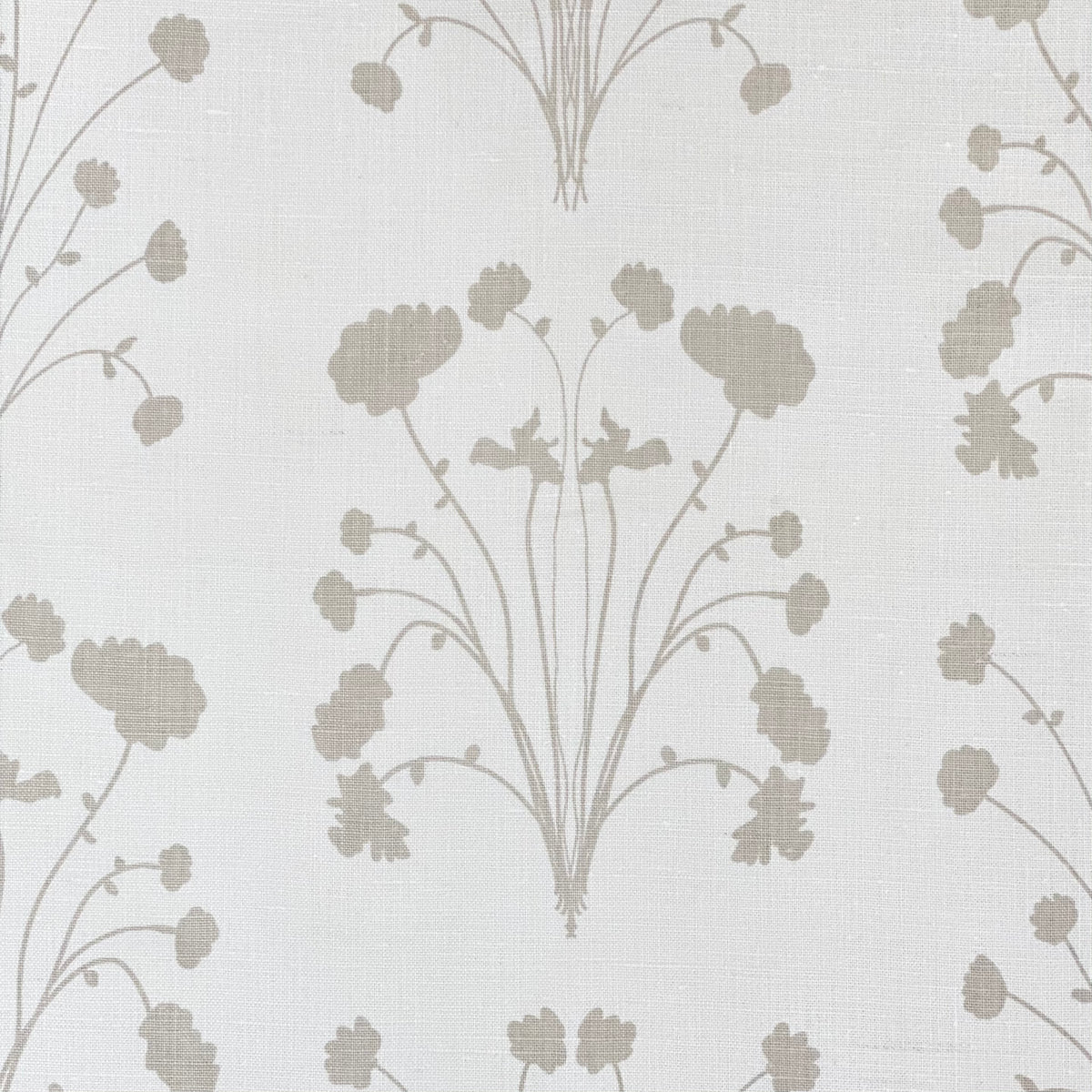 Amelie captures the delicate beauty of Parisian blooms, offering a graceful floral ideal for drapery, upholstery, or wall applications. printed on belgian linen for the interior design trade.