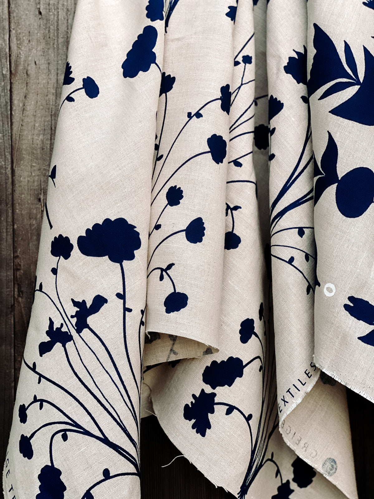 Inspired by the lush florals near the Louvre, Amelie offers a quiet, elegant bloom—ideal for designers seeking understated beauty. Large Scale botanical print.