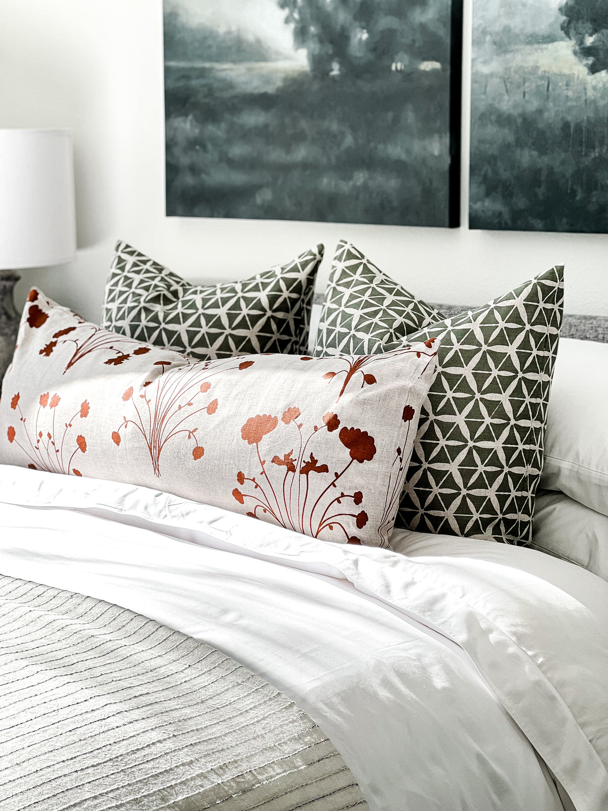 A soft floral inspired by the Tuileries Garden, Amelie brings a romantic, painterly elegance to refined interior spaces.