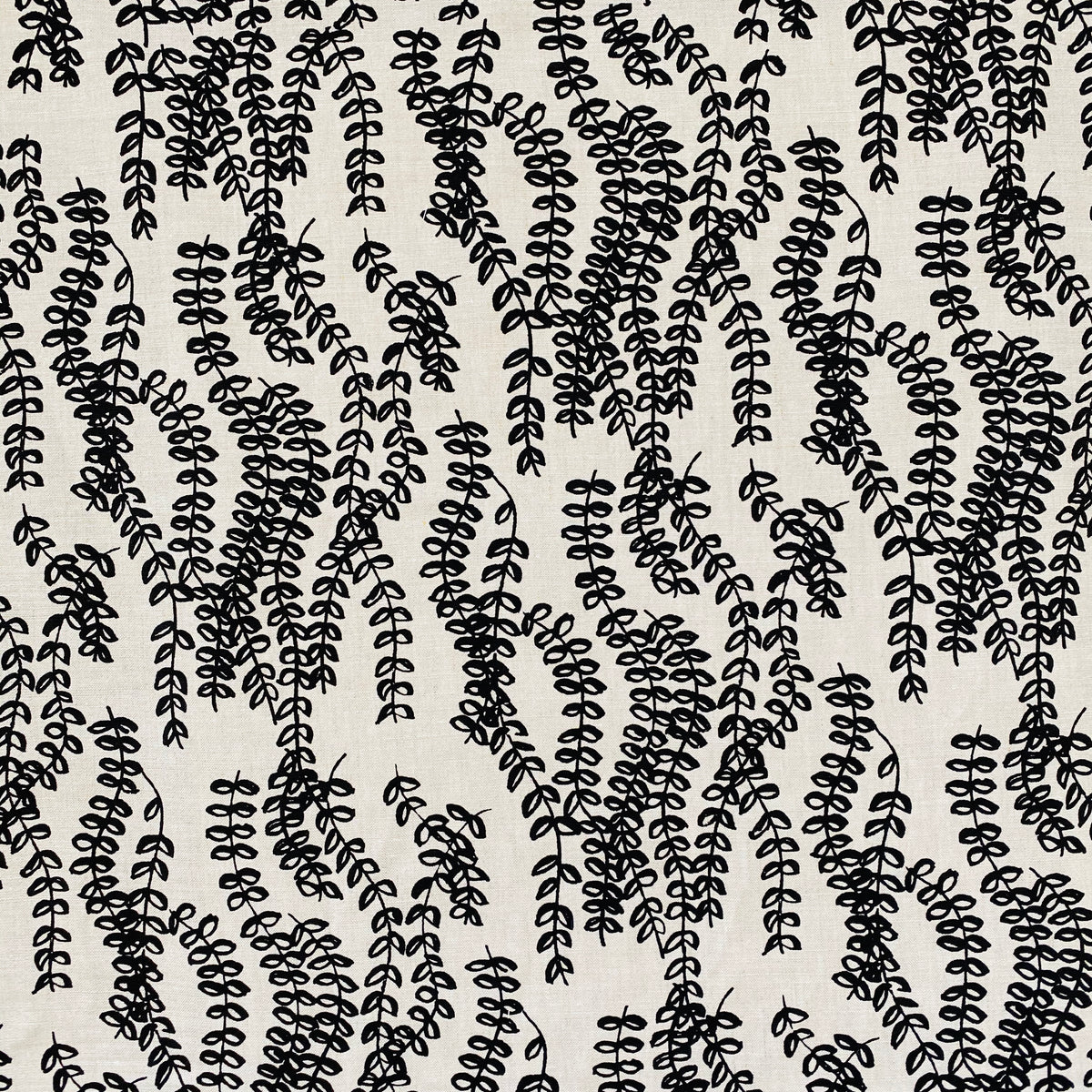 Antoinette trailing floral pattern by Greige Textiles — hand-printed on Belgian linen, inspired by generations of cultivated farmland and designed for the interior design trade.