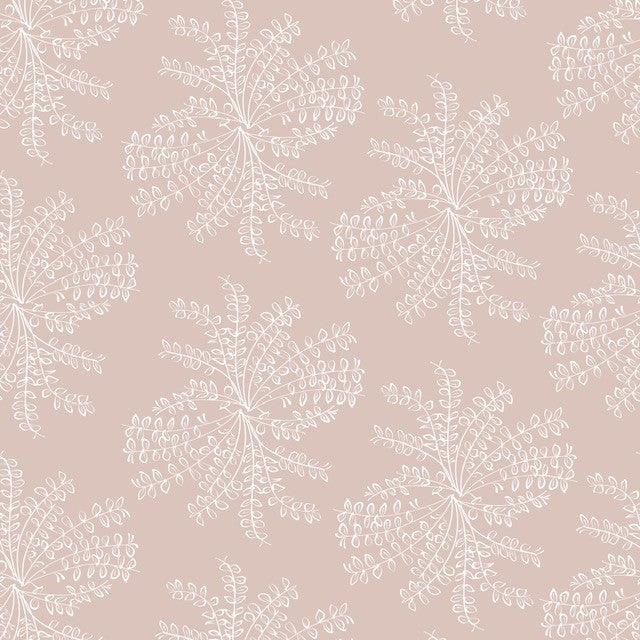 Ashby wallpaper — a botanical floral design reminiscent of untamed wildflower bouquets, available in soft, adaptable colorways.