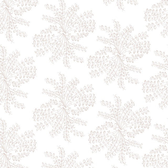 Ashby pattern — delicate wildflower-inspired wallpaper with organic linework, designed by Greige Textiles for a nature-infused interior statement.