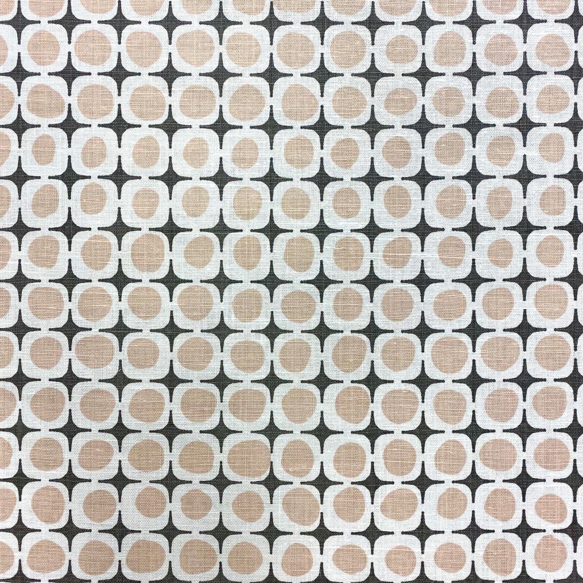 Avalon by Greige Textiles — hand-drawn, artisan-made linen fabric featuring a subtle geometric pattern rooted in coastal imagery.