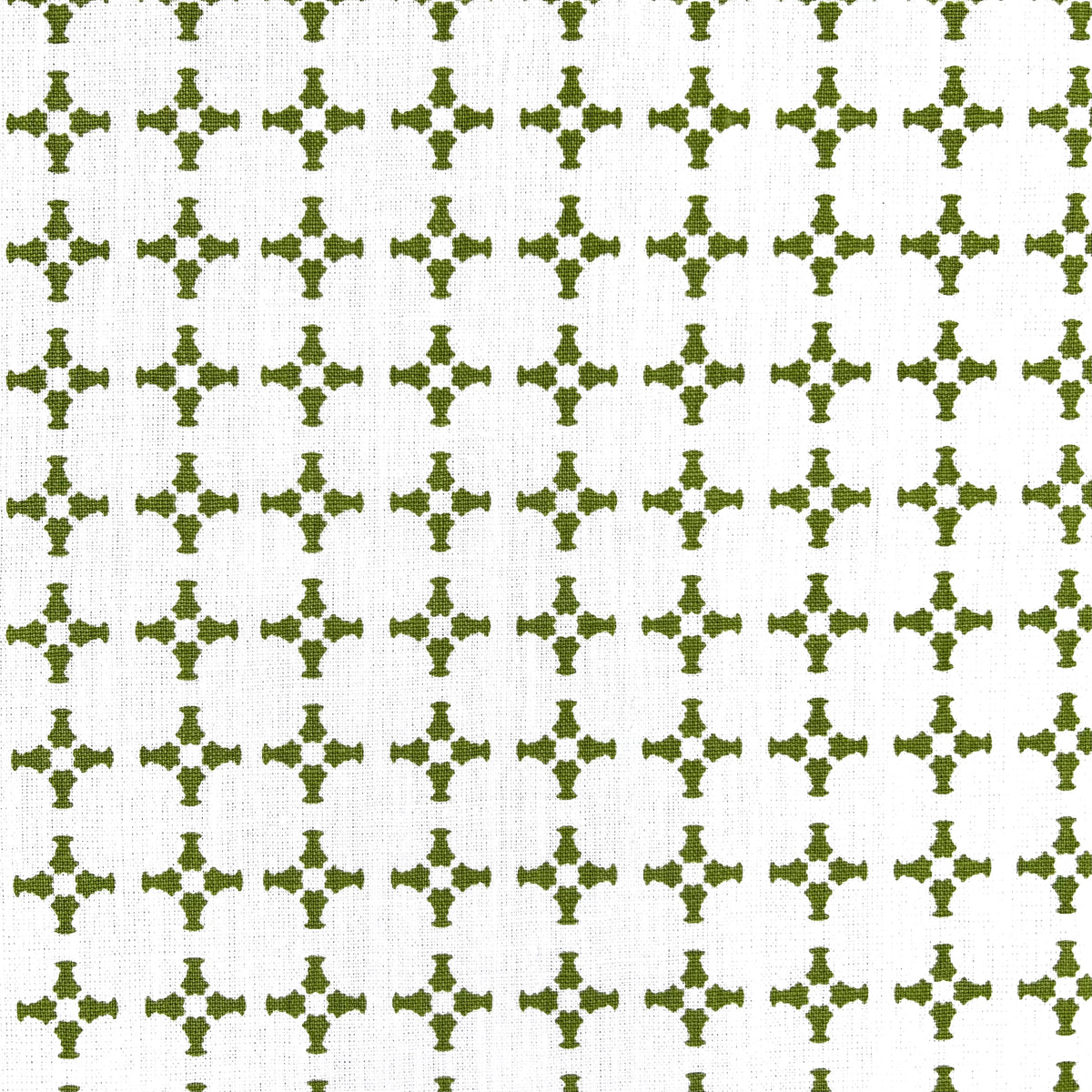 Greige Textiles’ CanCan — an airy, geometric linen fabric with a plaid-influenced cross motif, designed for timeless applications in residential and boutique commercial interiors