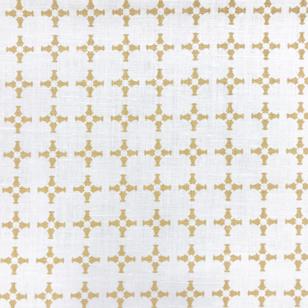 CanCan pattern — a modern cross-based plaid inspired by brickwork negative space, printed on Belgian linen and perfect for layering structure into custom interiors.