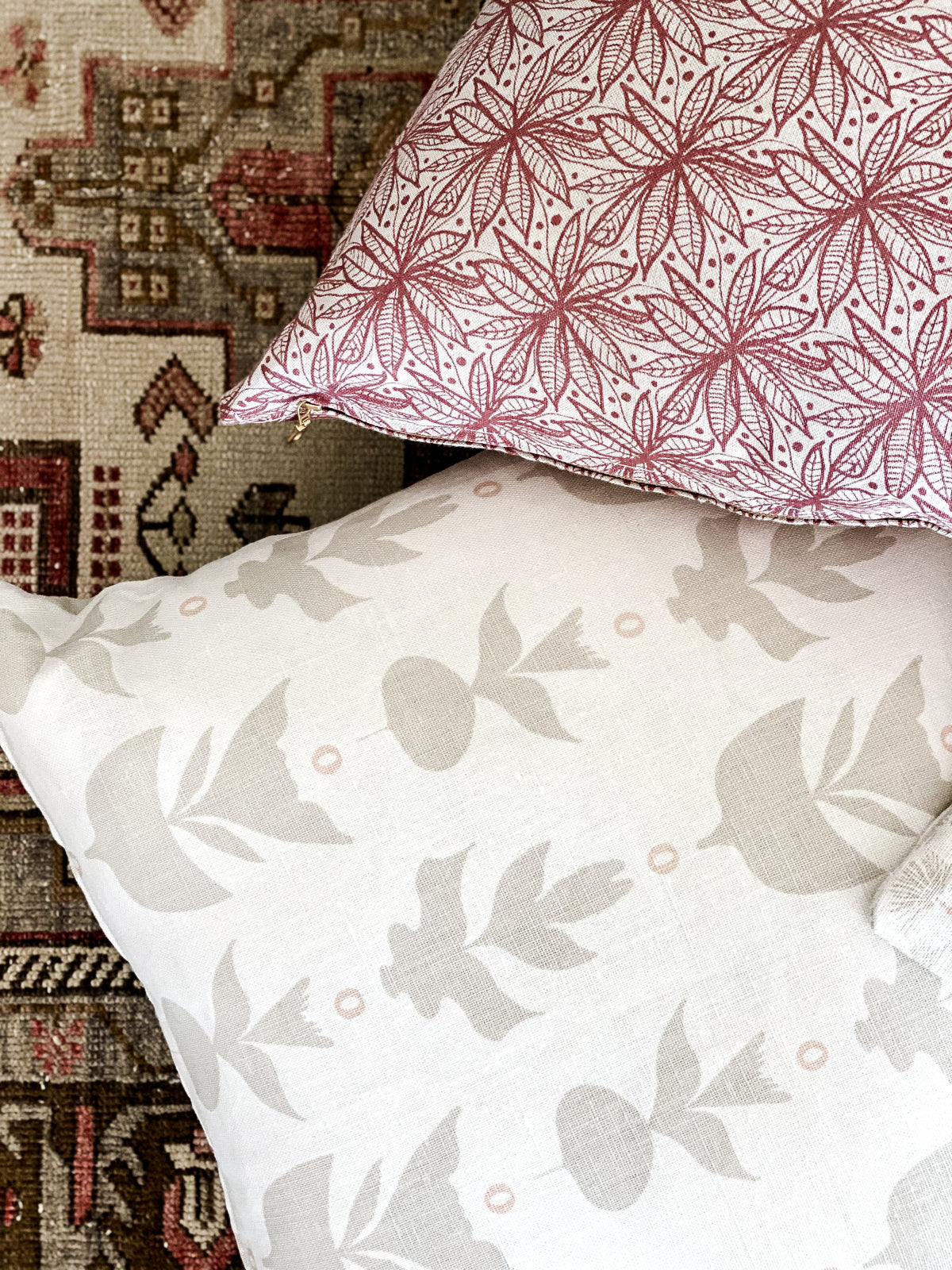 Bold and architectural, Capri is a hand printed textile from Greige Textiles that echoes the formal topiaries of Versailles, ideal for upholstery, drapery, and custom interiors