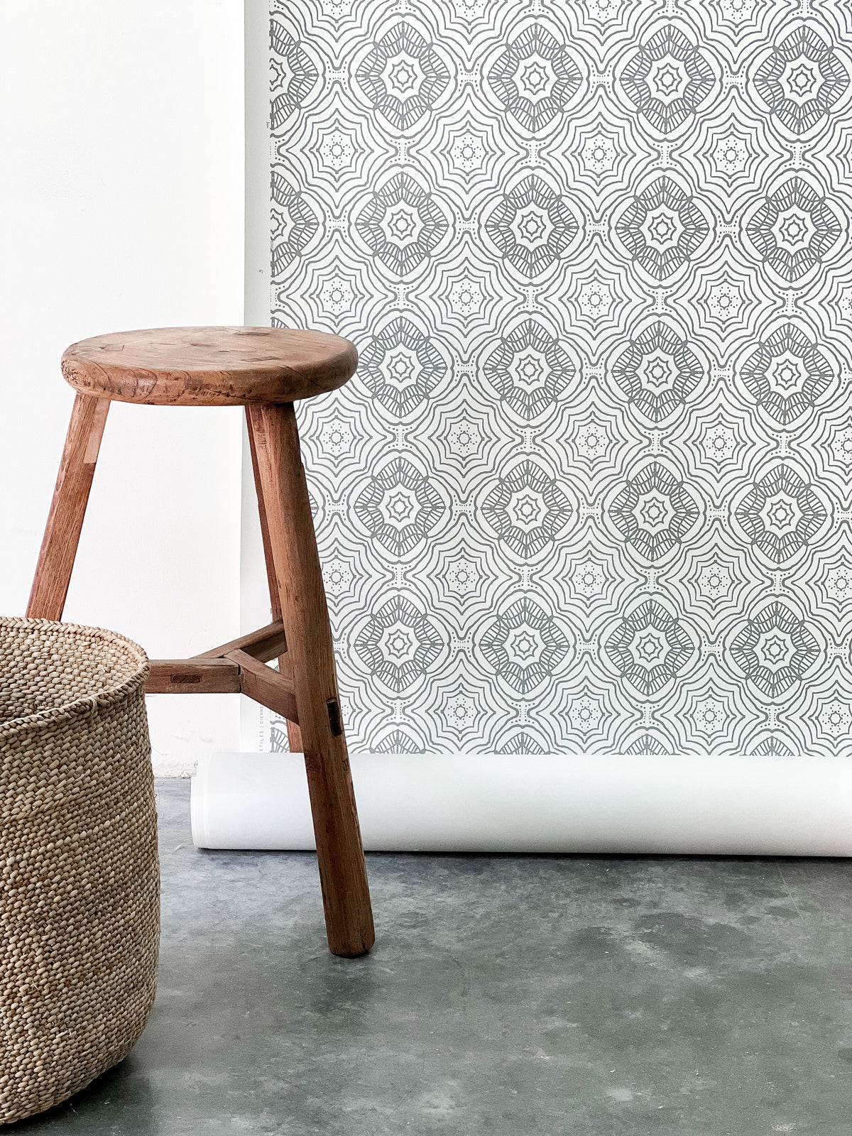 Explore Greige Textiles’ colorful linen fabrics and wallpapers—made by hand for curated interior design