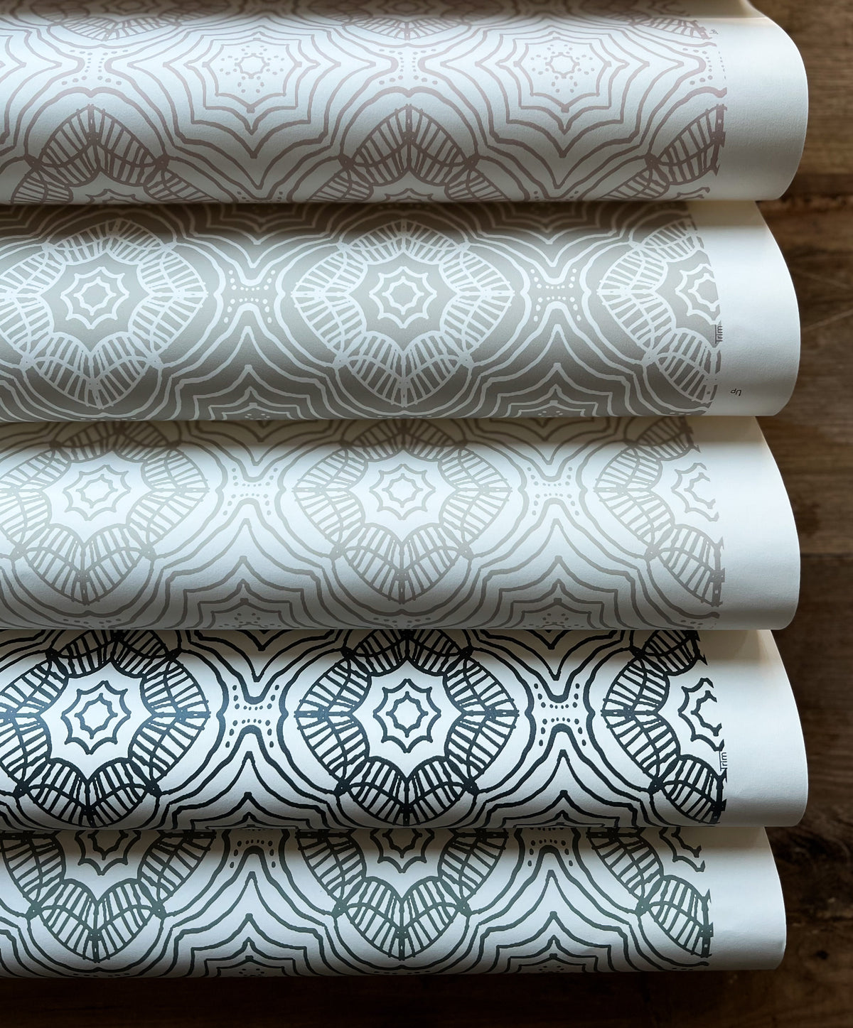 Elevate your home with Greige Textiles&#39; lively collection of hand screen-printed linen fabrics and artisan wallpapers.