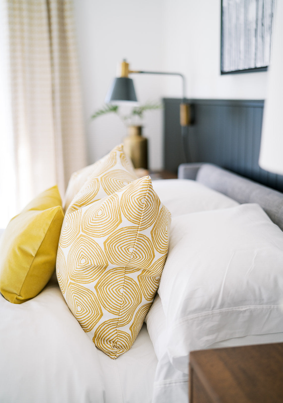 greige textiles Ward Fabric Wheat on Oyster