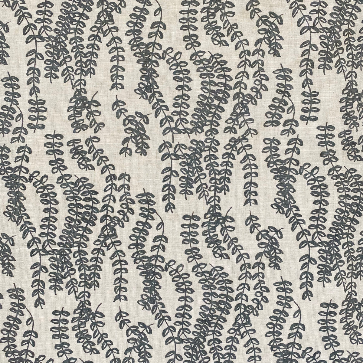 Antoinette Fabric Azure on Oatmeal