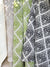Rhodes Fabric Midnight on Oatmeal