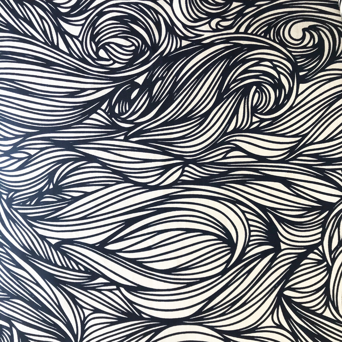 Elevate your home with Greige Textiles&#39; lively collection of hand screen-printed linen fabrics and artisan wallpapers