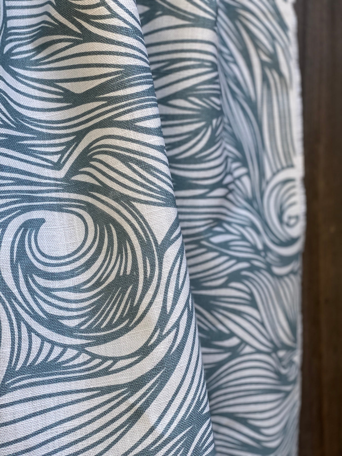 Elevate your home with Greige Textiles&#39; lively collection of hand screen-printed linen fabrics and artisan wallpapers