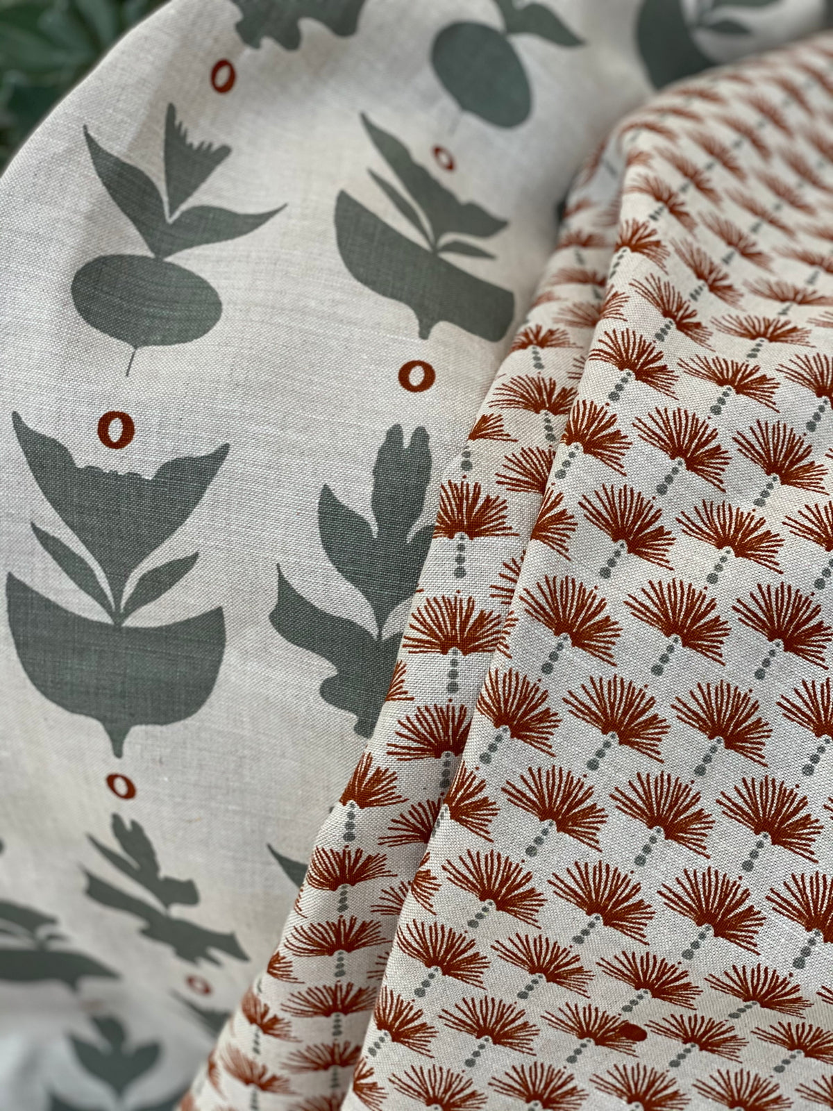 Discover artisan hand-printed textiles and wallpapers from Greige Textiles—made for inspired interiors