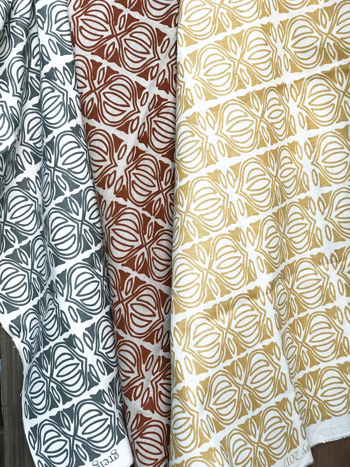 Greige Textiles offers colorful, hand-printed linens for inspired interiors. Browse our full collection online.