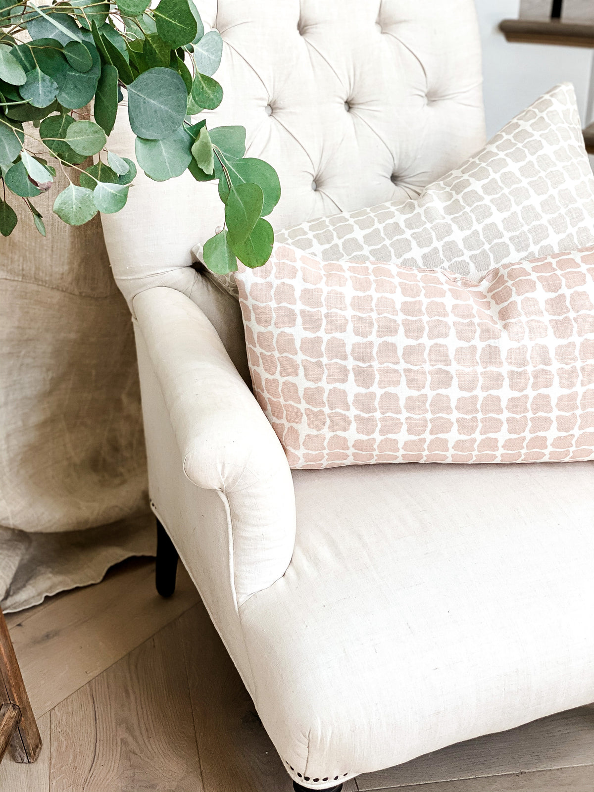 Discover new heritage patterns from Greige Textiles—hand printed on linen and perfect for interiors full of personality and charm.