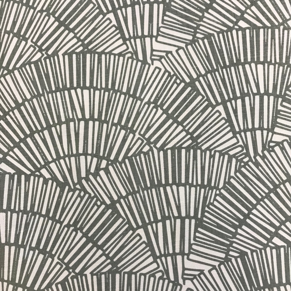 Fan Fabric Moss on Oyster