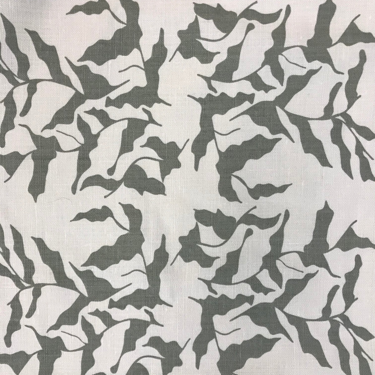 Mer Fabric Moss on Oyster greige textiles hand printed in california