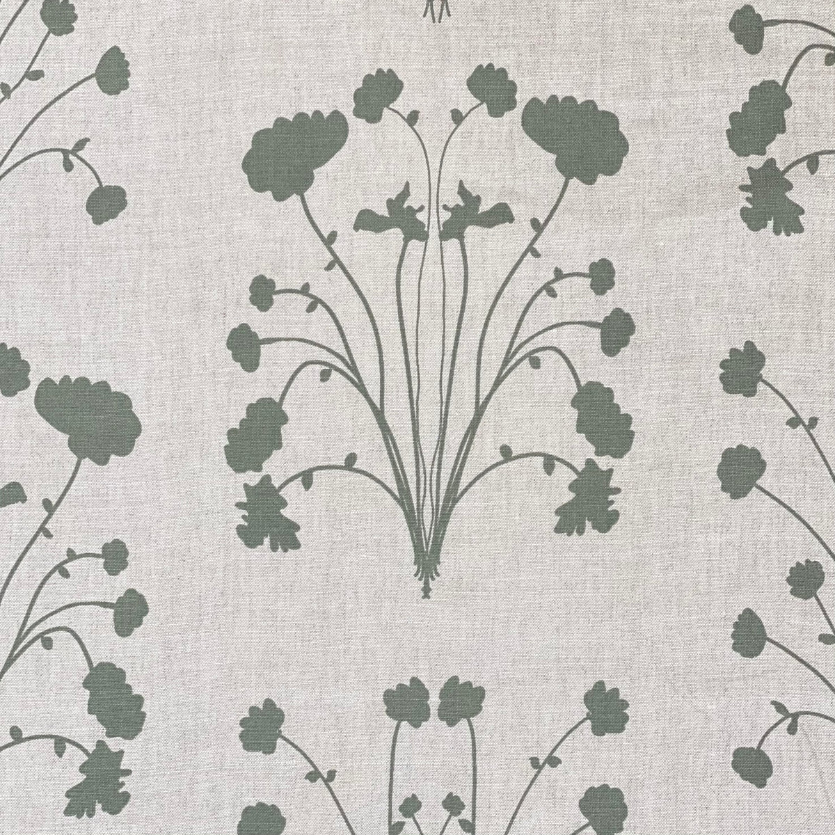 Amelie Fabric Moss on Oatmeal