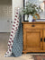 Imogene Fabric Ruby on Oatmeal