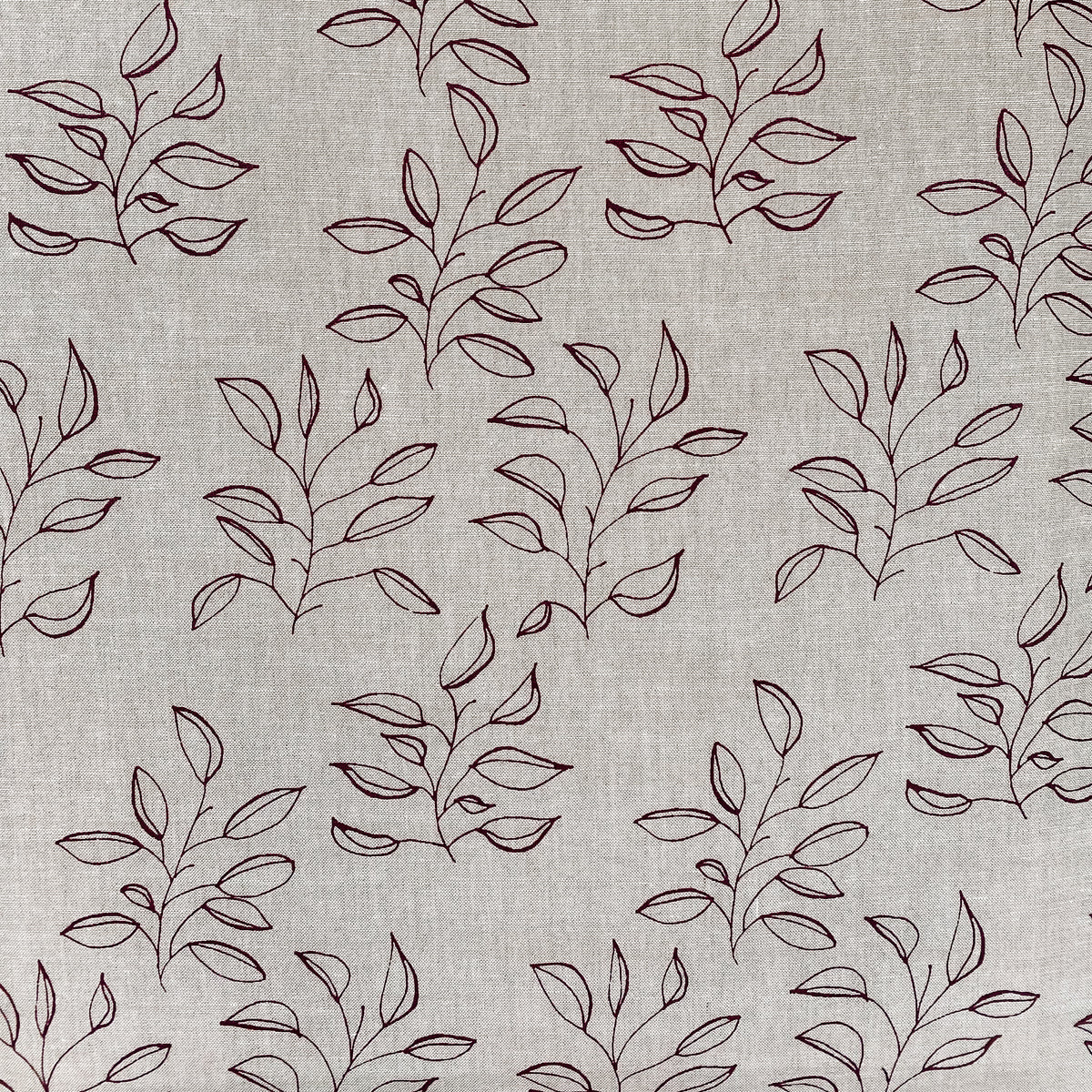 Mya Fabric Ruby on Oatmeal
